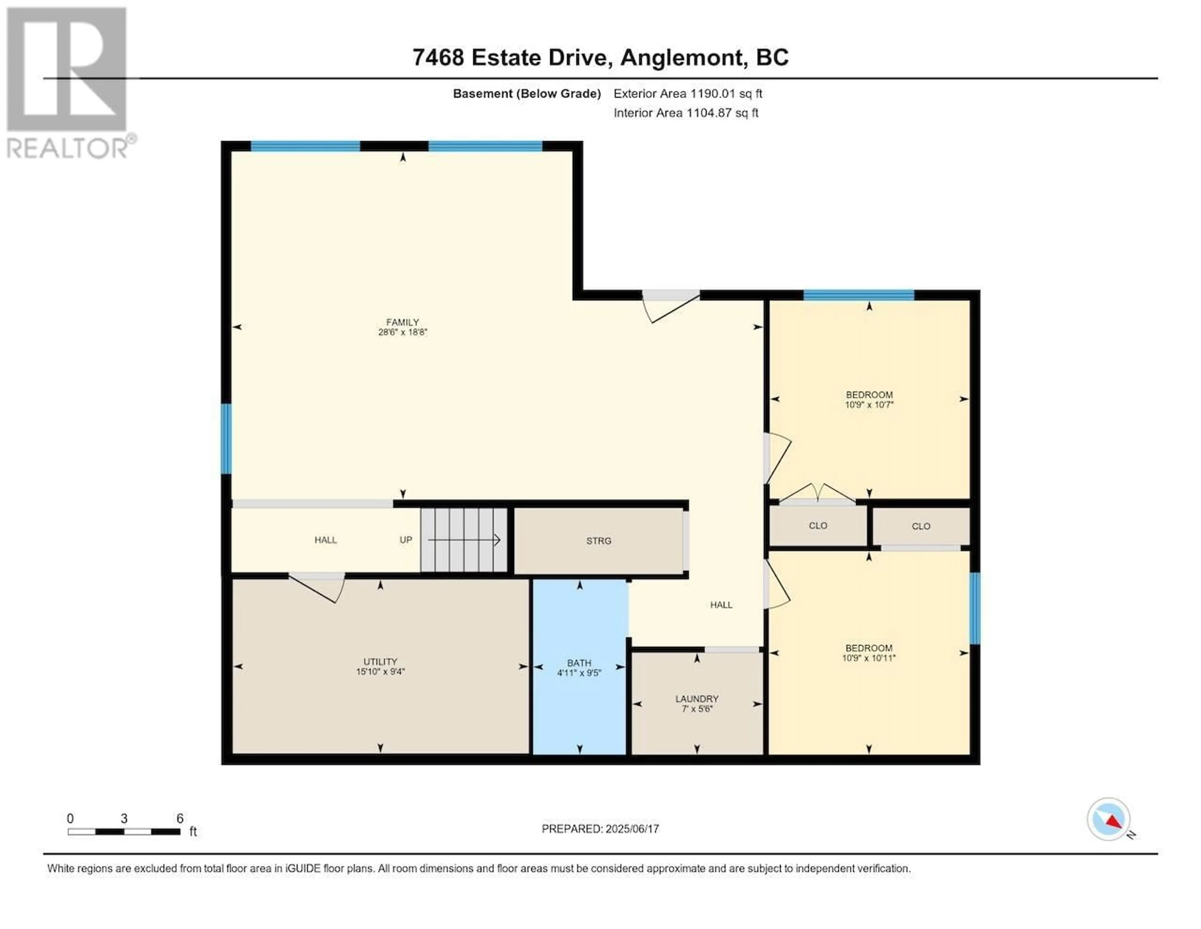 Floor plan for 7468 ESTATE DRIVE, Anglemont British Columbia V0E1M8