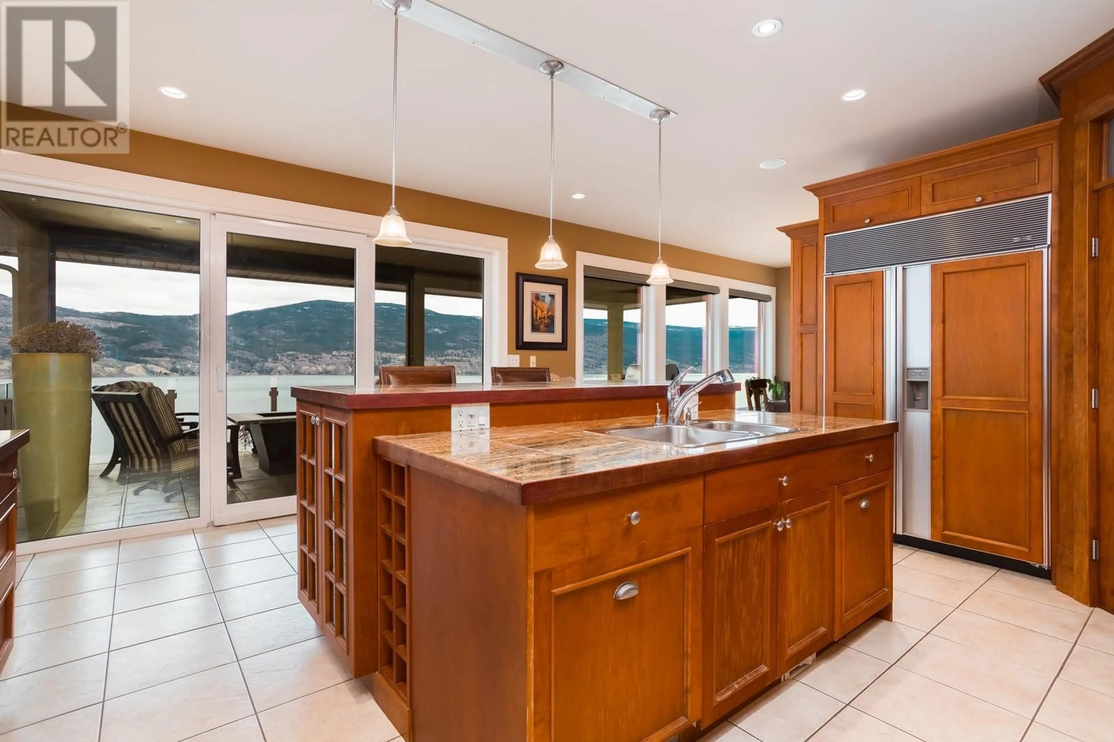 Contemporary kitchen, ceramic/tile floor for 22402 BRIDGEMAN ROAD, Summerland British Columbia V0H1Z6