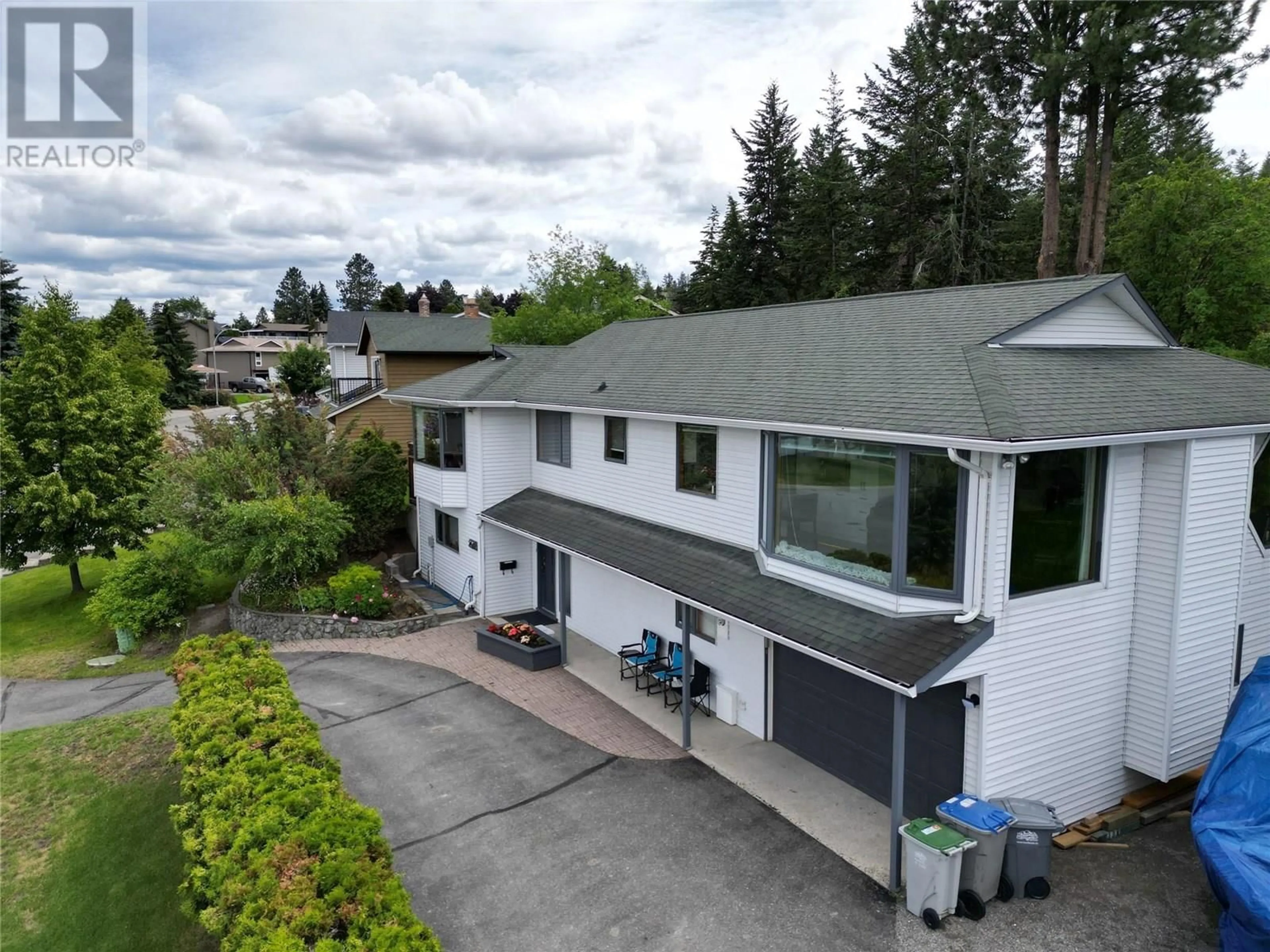 A pic from outside/outdoor area/front of a property/back of a property/a pic from drone, mountain view for 2044 VAN HORNE DRIVE, Kamloops British Columbia V1S1G3