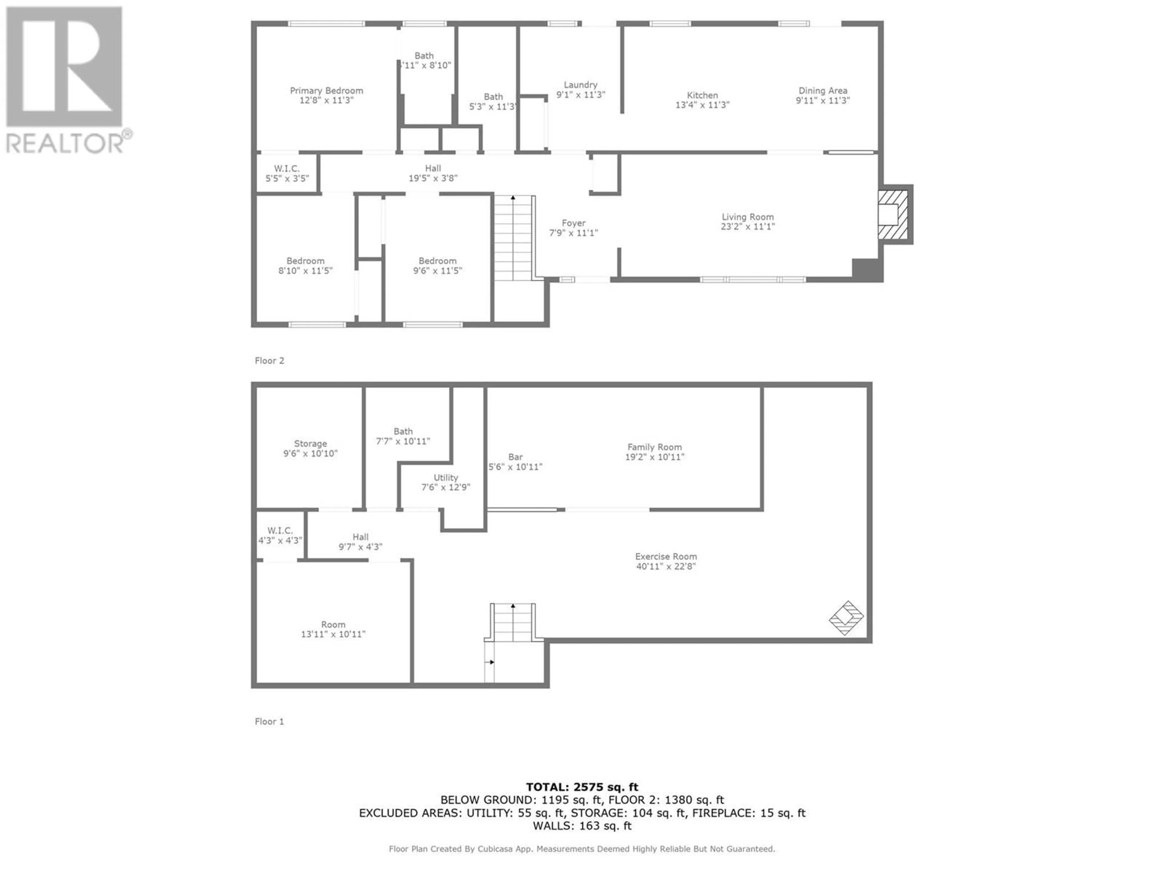 Floor plan for 1255 HICKORY CRESCENT, Sparwood British Columbia V0B2G2