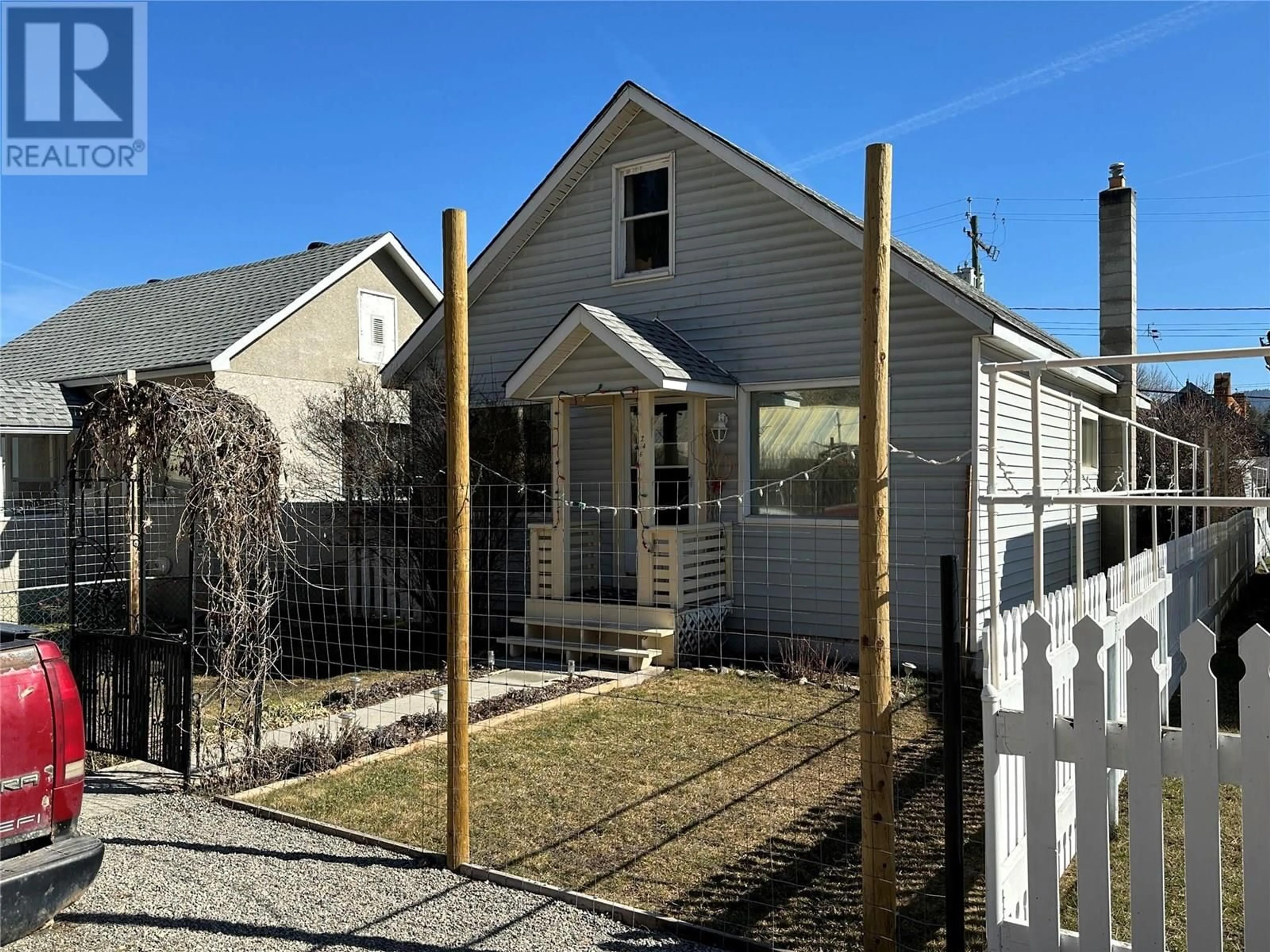 Home with vinyl exterior material, street for 246 PENRYN AVENUE, Princeton British Columbia V0X1W0
