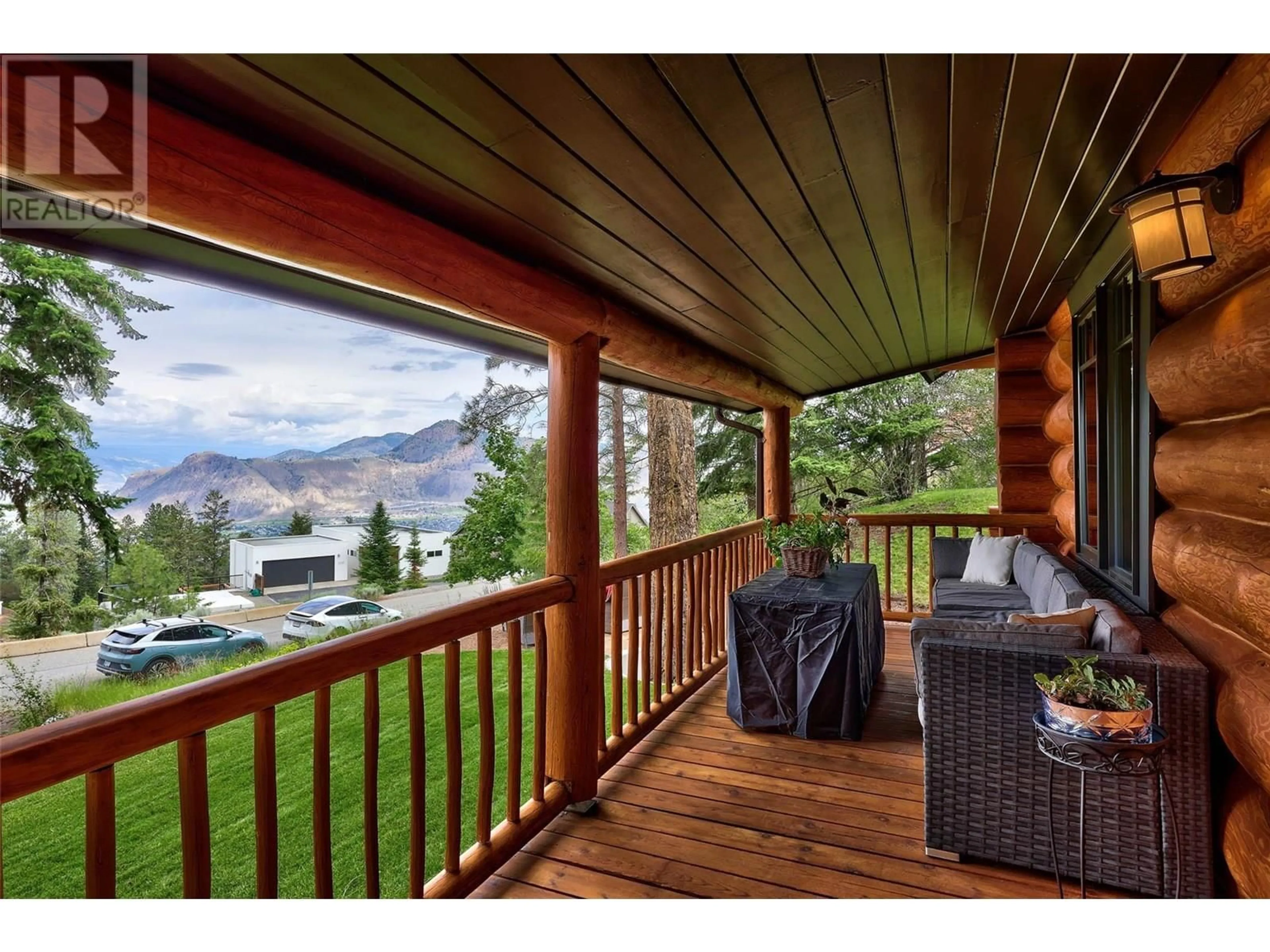Patio, mountain view for 2094 HIGH SCHYLEA DRIVE, Kamloops British Columbia V2E1S2