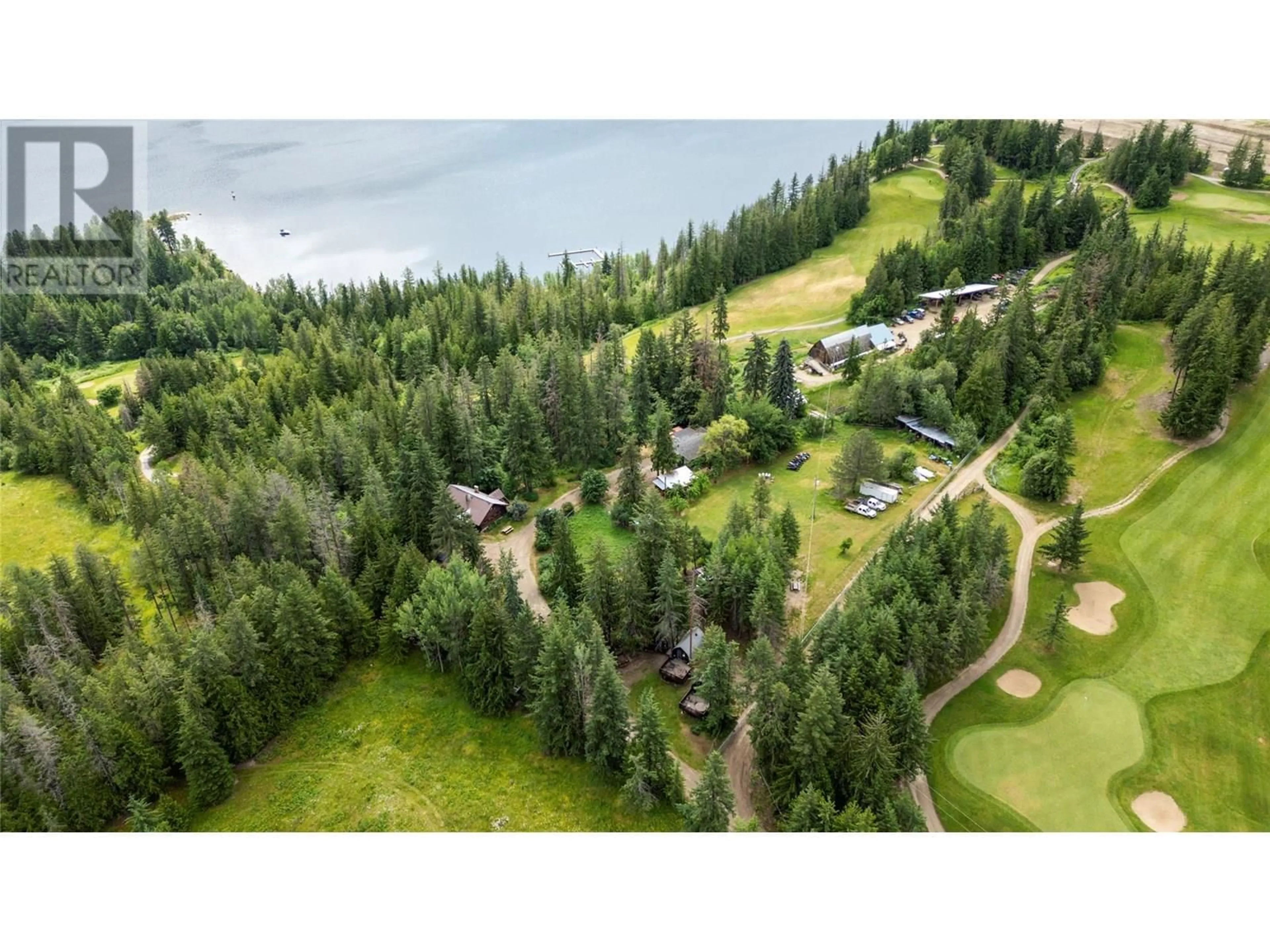 A pic from outside/outdoor area/front of a property/back of a property/a pic from drone, forest/trees view for 9866 OLD SPALLUMCHEEN ROAD, Sicamous British Columbia V0E2V3