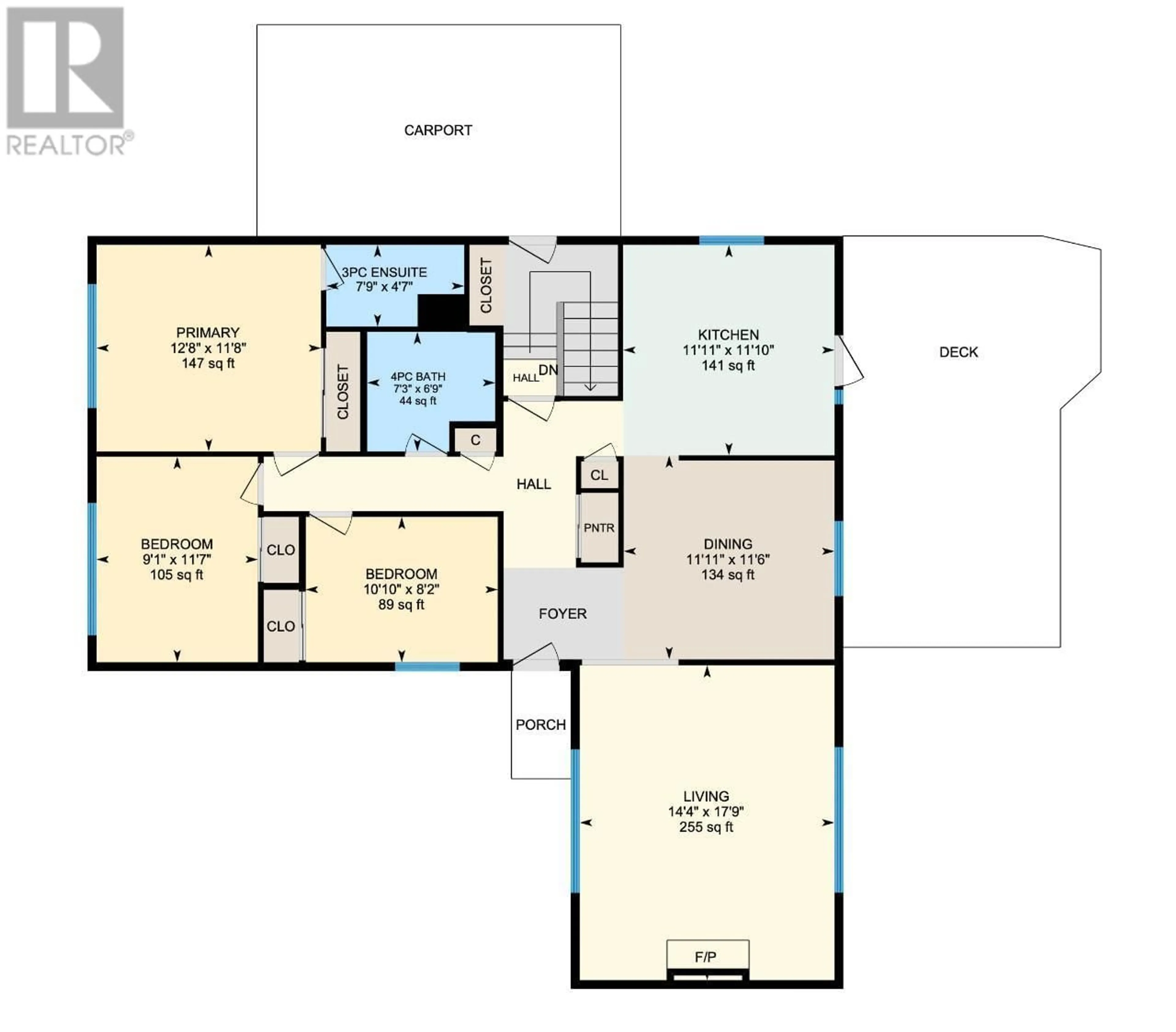 Floor plan for 445 OPAL DRIVE, Logan Lake British Columbia v0k1w0