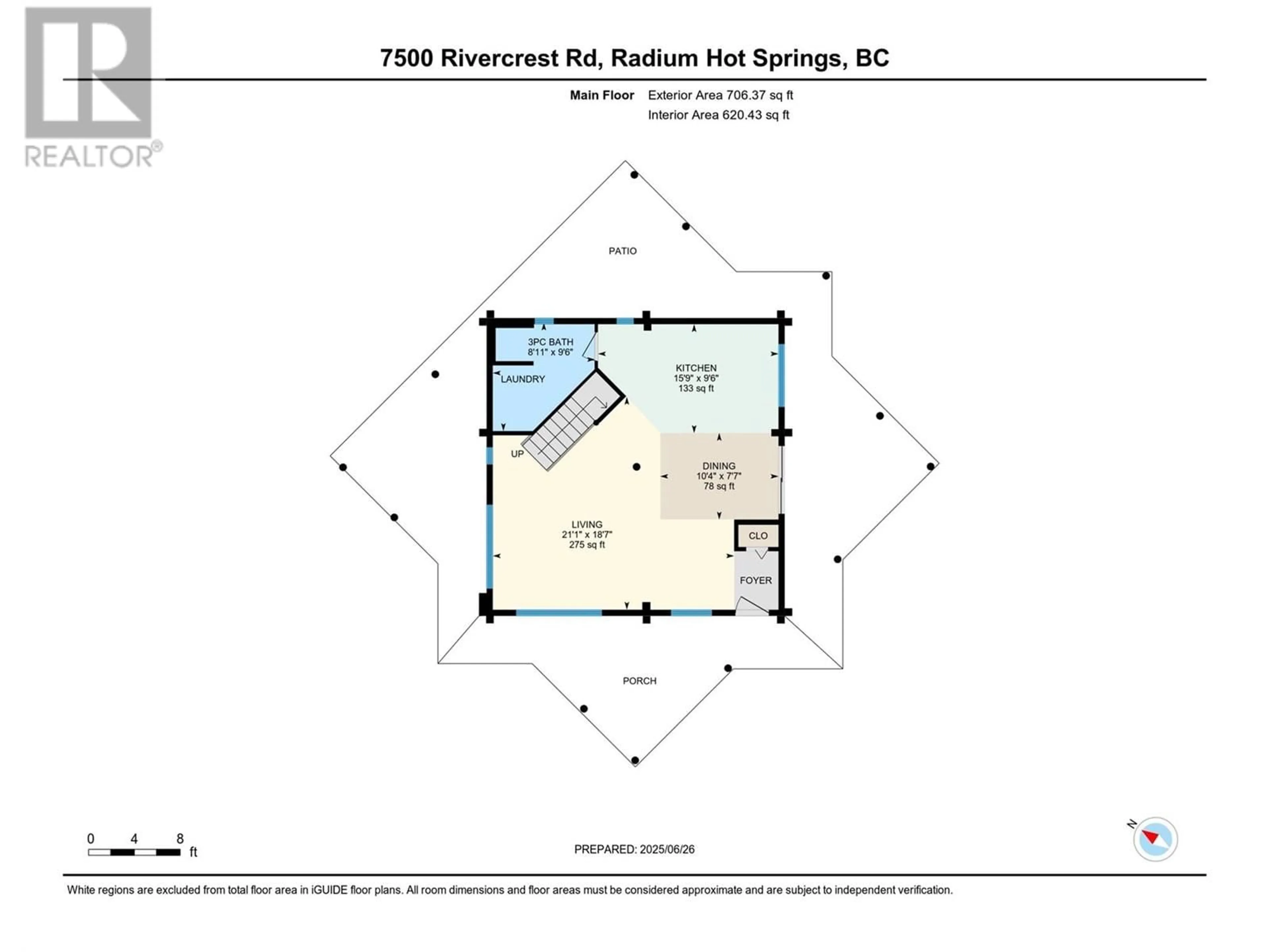 Floor plan for 7500 RIVERCREST ROAD, Radium Hot Springs British Columbia V0A1M0