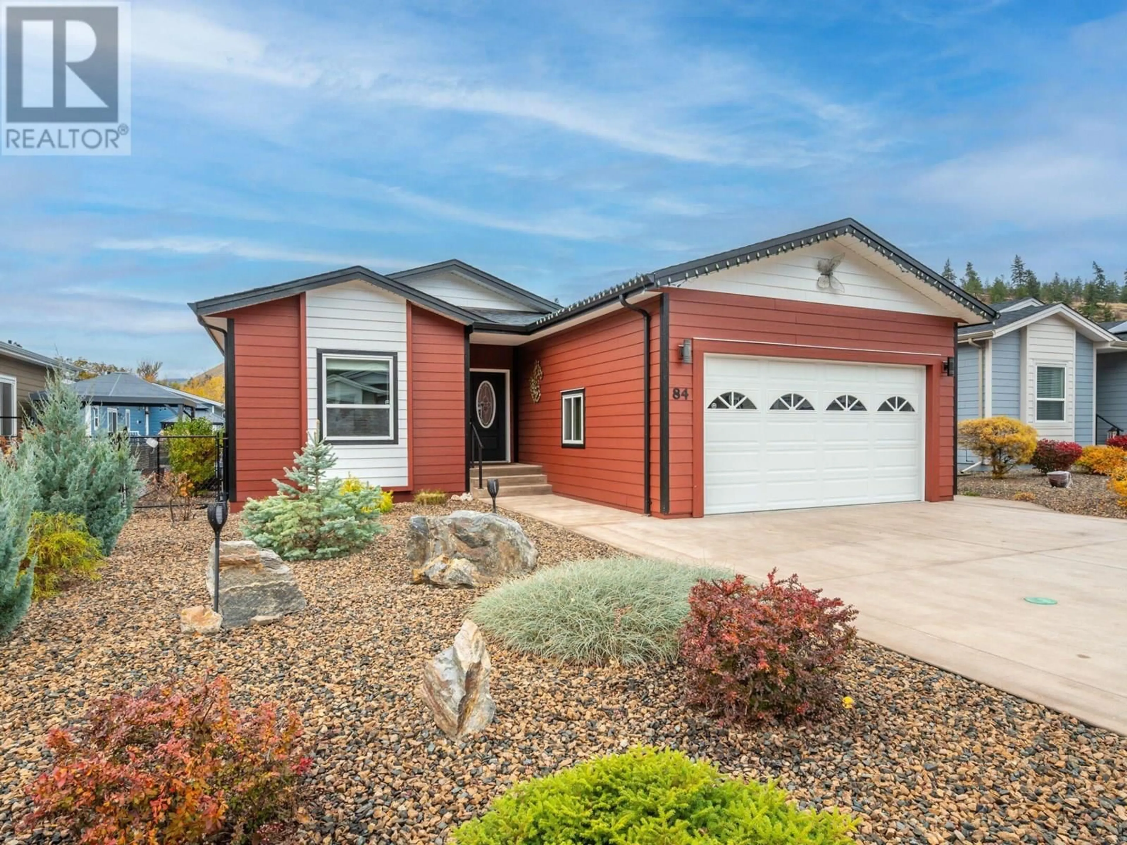 Home with brick exterior material, street for 84 - 8300 GALLAGHER LAKE FRONTAGE ROAD, Oliver British Columbia V0H1T2