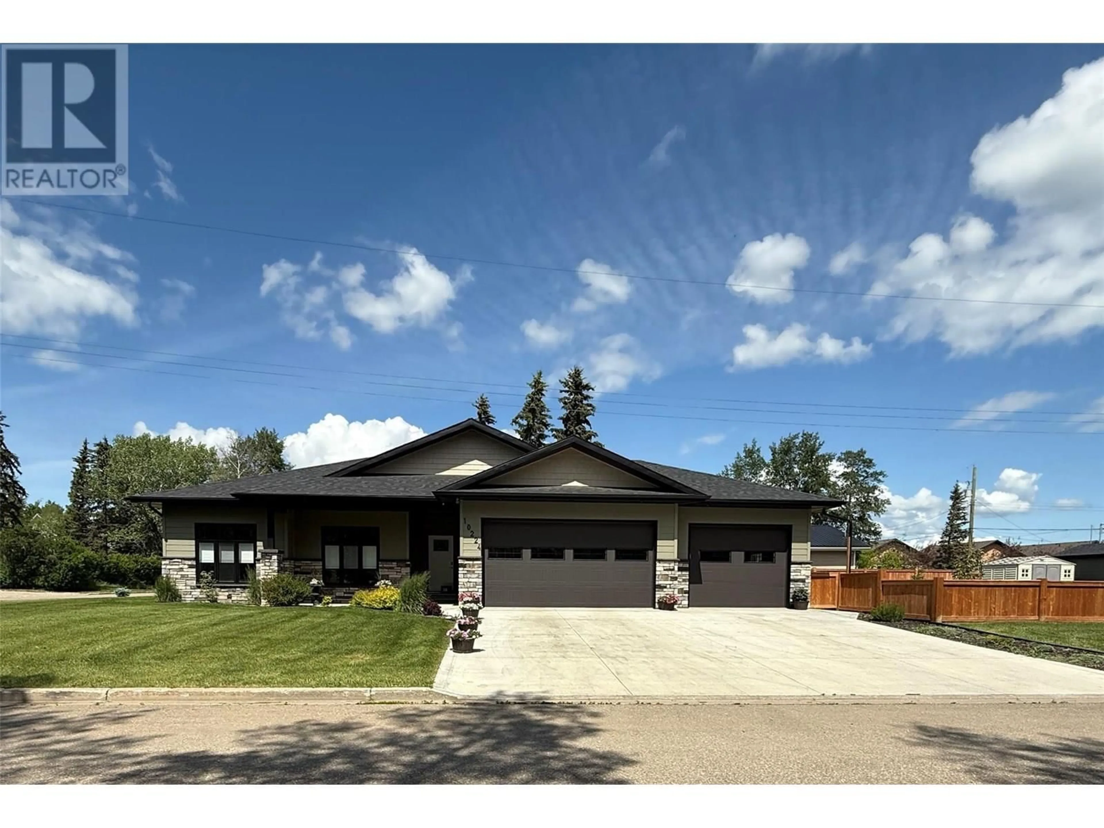 Home with brick exterior material, street for 10224 18 STREET, Dawson Creek British Columbia V1G4E1