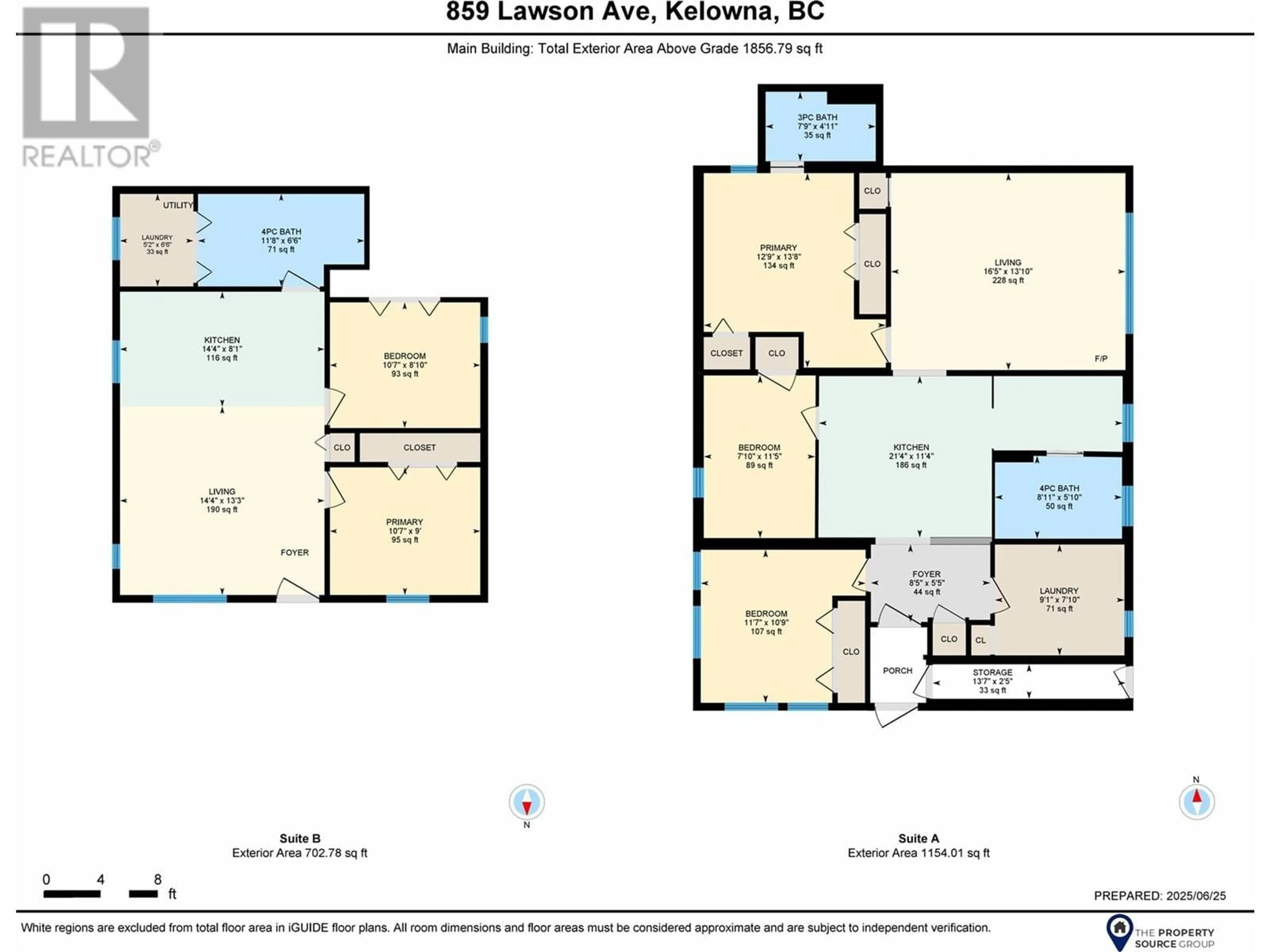 Floor plan for 859 LAWSON AVENUE, Kelowna British Columbia V1Y6S9