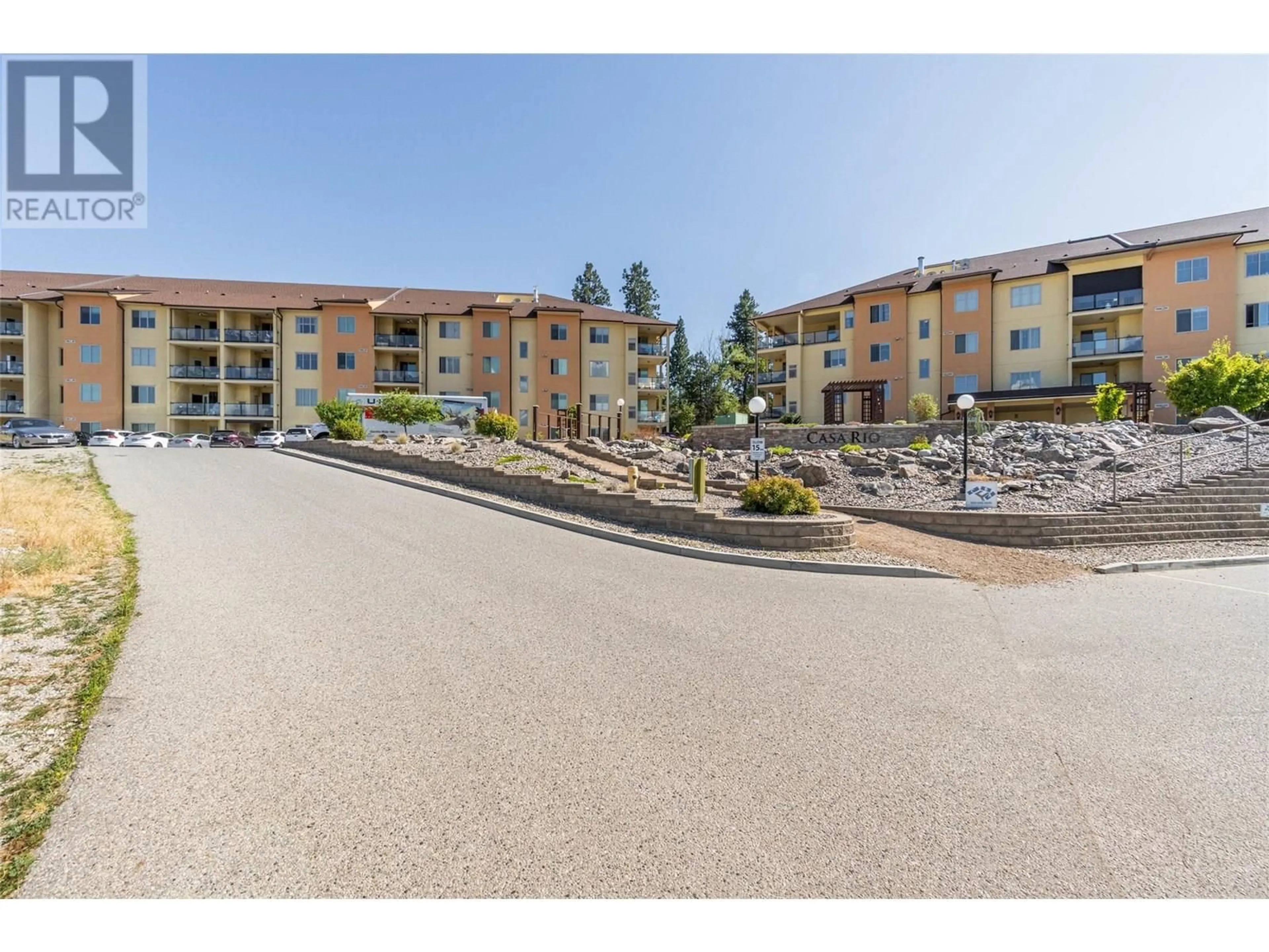 A pic from outside/outdoor area/front of a property/back of a property/a pic from drone, unknown for 212C - 921 SPILLWAY ROAD, Oliver British Columbia V0H1T8
