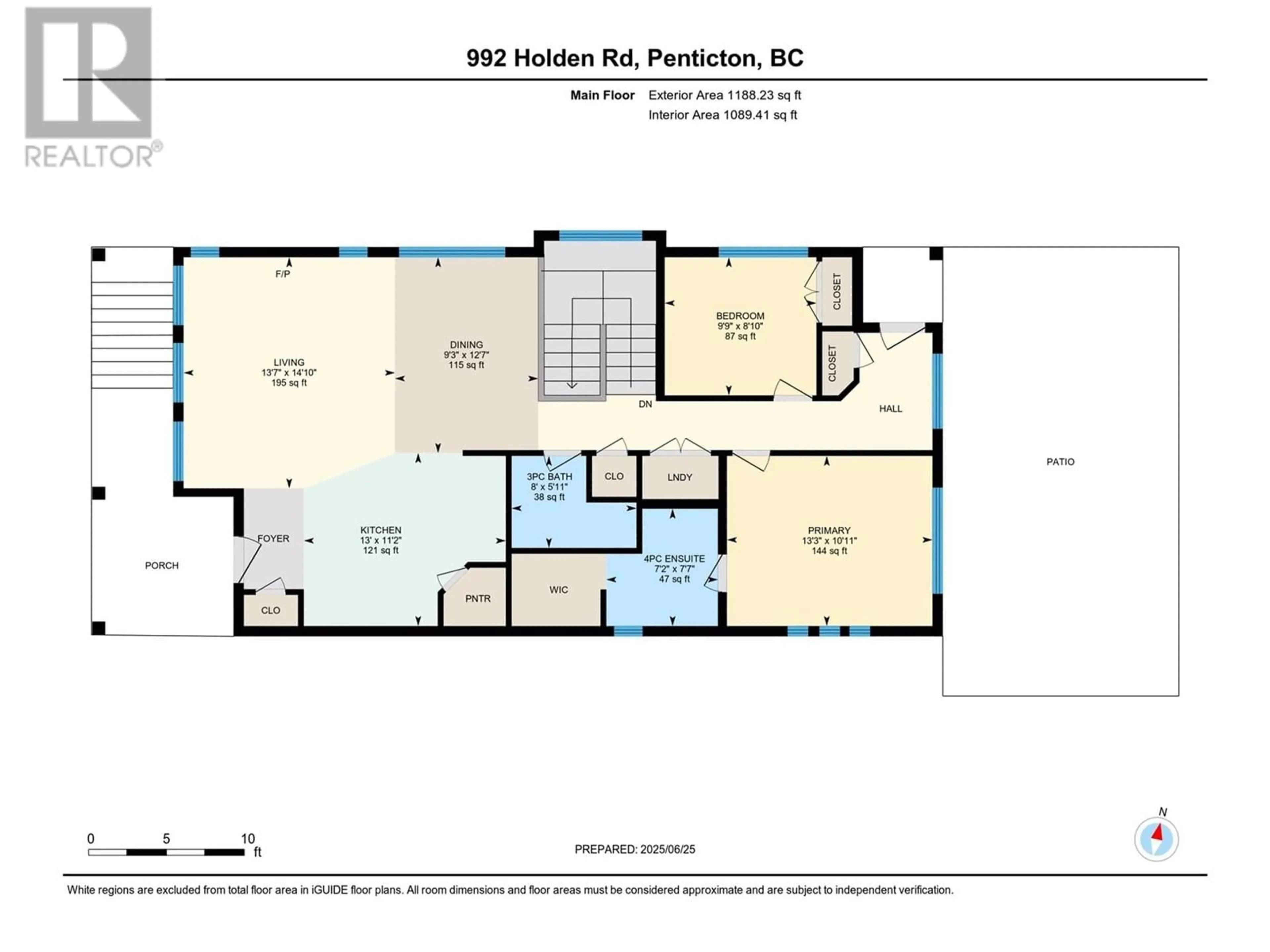 Floor plan for 992 HOLDEN ROAD, Penticton British Columbia V2A9G4