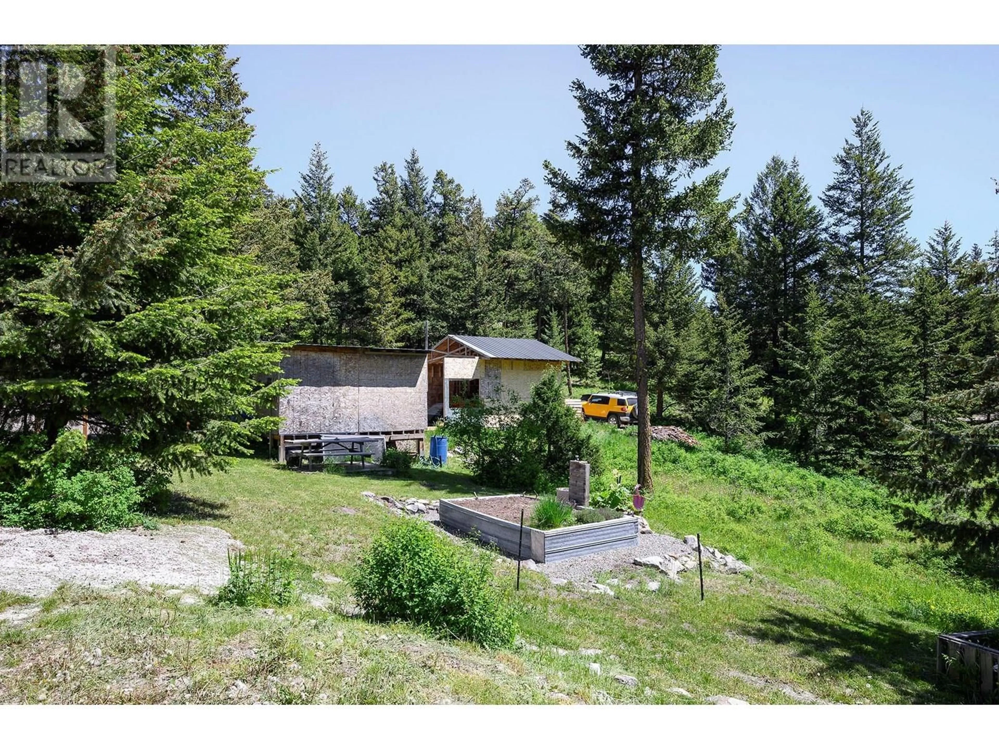 A pic from outside/outdoor area/front of a property/back of a property/a pic from drone, forest/trees view for 2628 ROSE HILL ROAD, Kamloops British Columbia V0E2A0