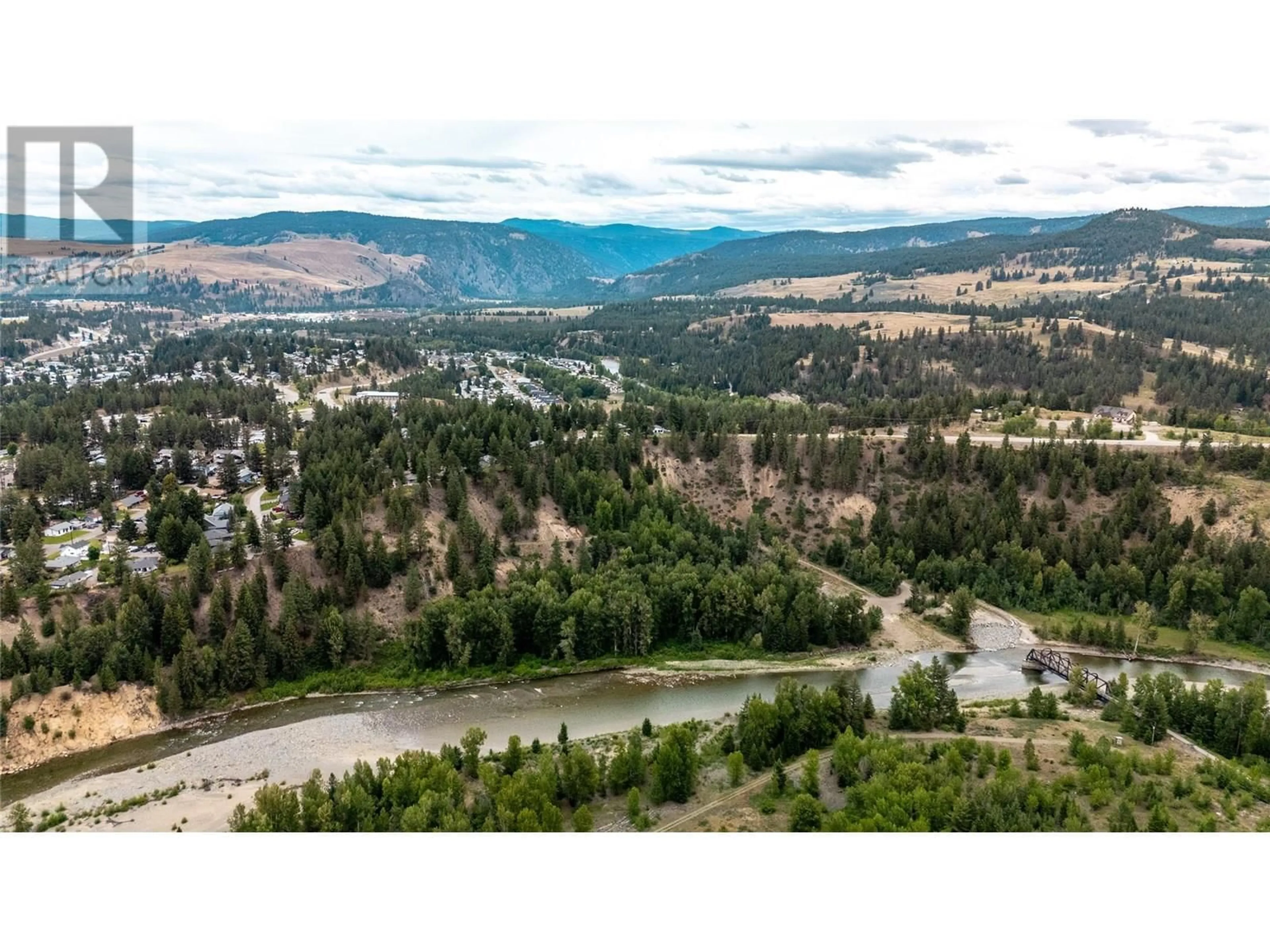 A pic from outside/outdoor area/front of a property/back of a property/a pic from drone, mountain view for 221 WEST PLACE OTHER, Princeton British Columbia V0X1W0