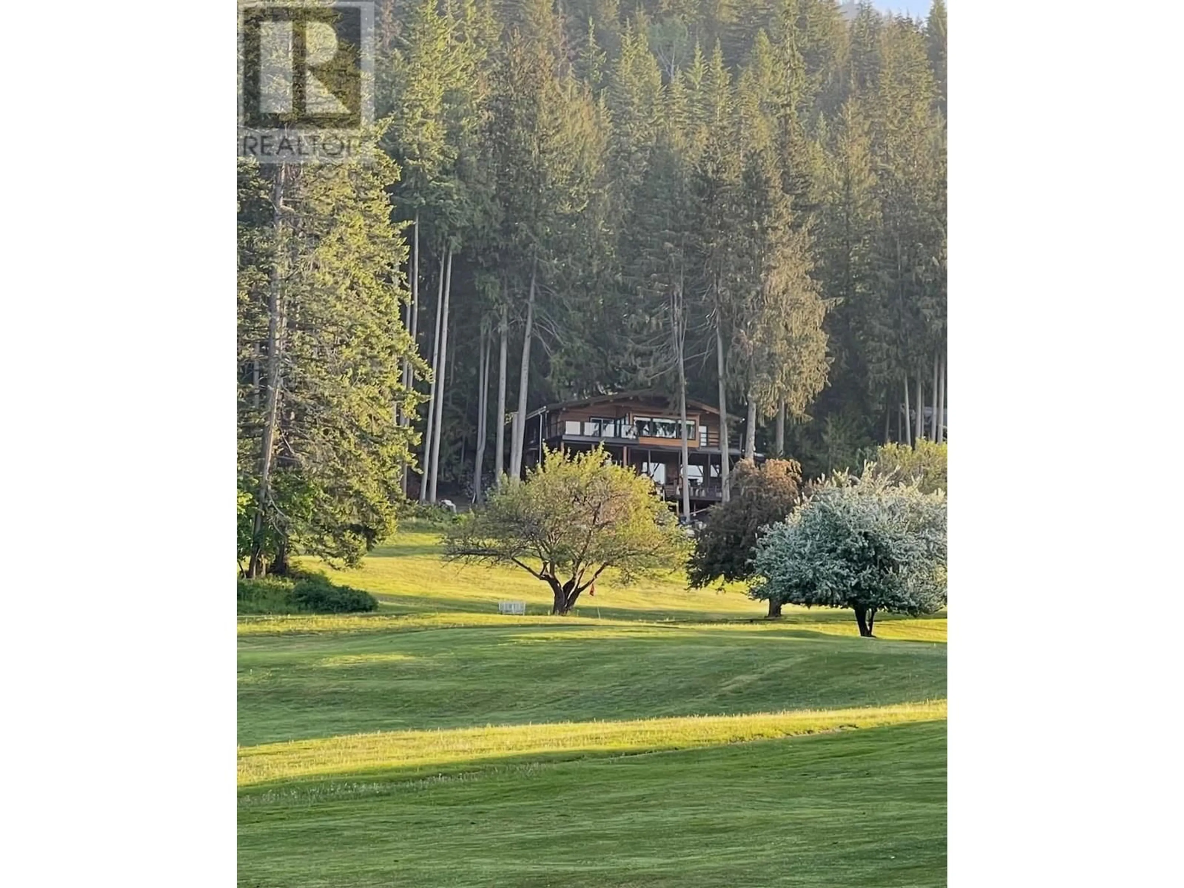 A pic from outside/outdoor area/front of a property/back of a property/a pic from drone, forest/trees view for 7740 COLUMBIA DRIVE, Anglemont British Columbia V0E1M8