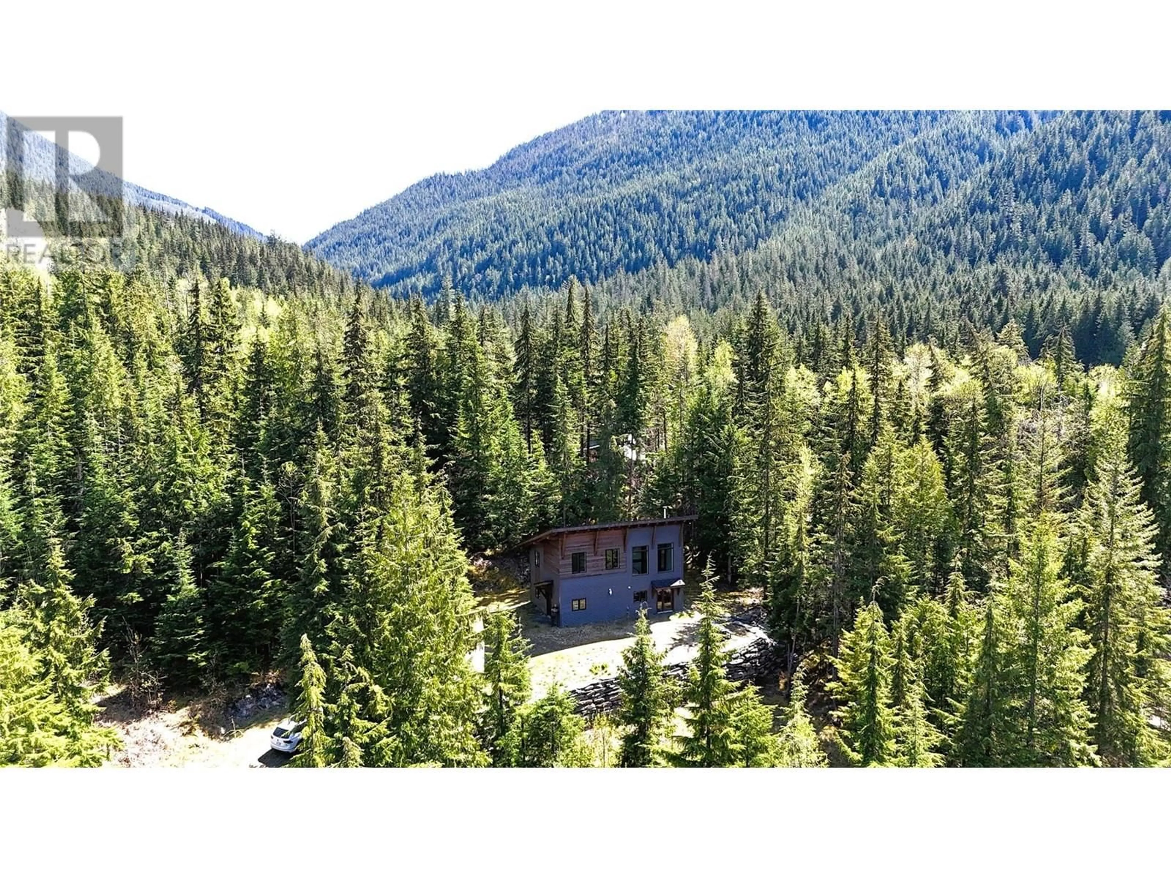A pic from outside/outdoor area/front of a property/back of a property/a pic from drone, forest/trees view for Lot 6 SALMON CREEK ROAD, Beaton British Columbia V0E1R2