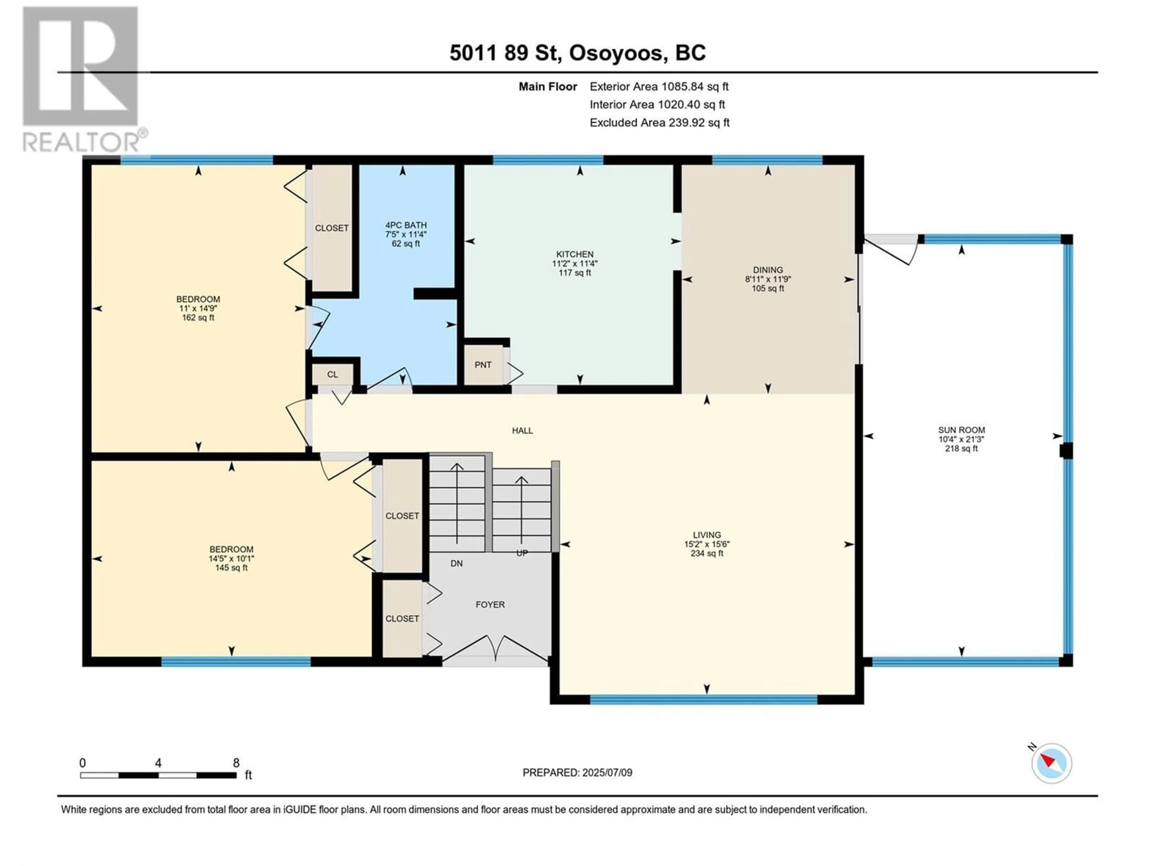 Floor plan for 5011 89TH STREET, Osoyoos British Columbia V0H1V2