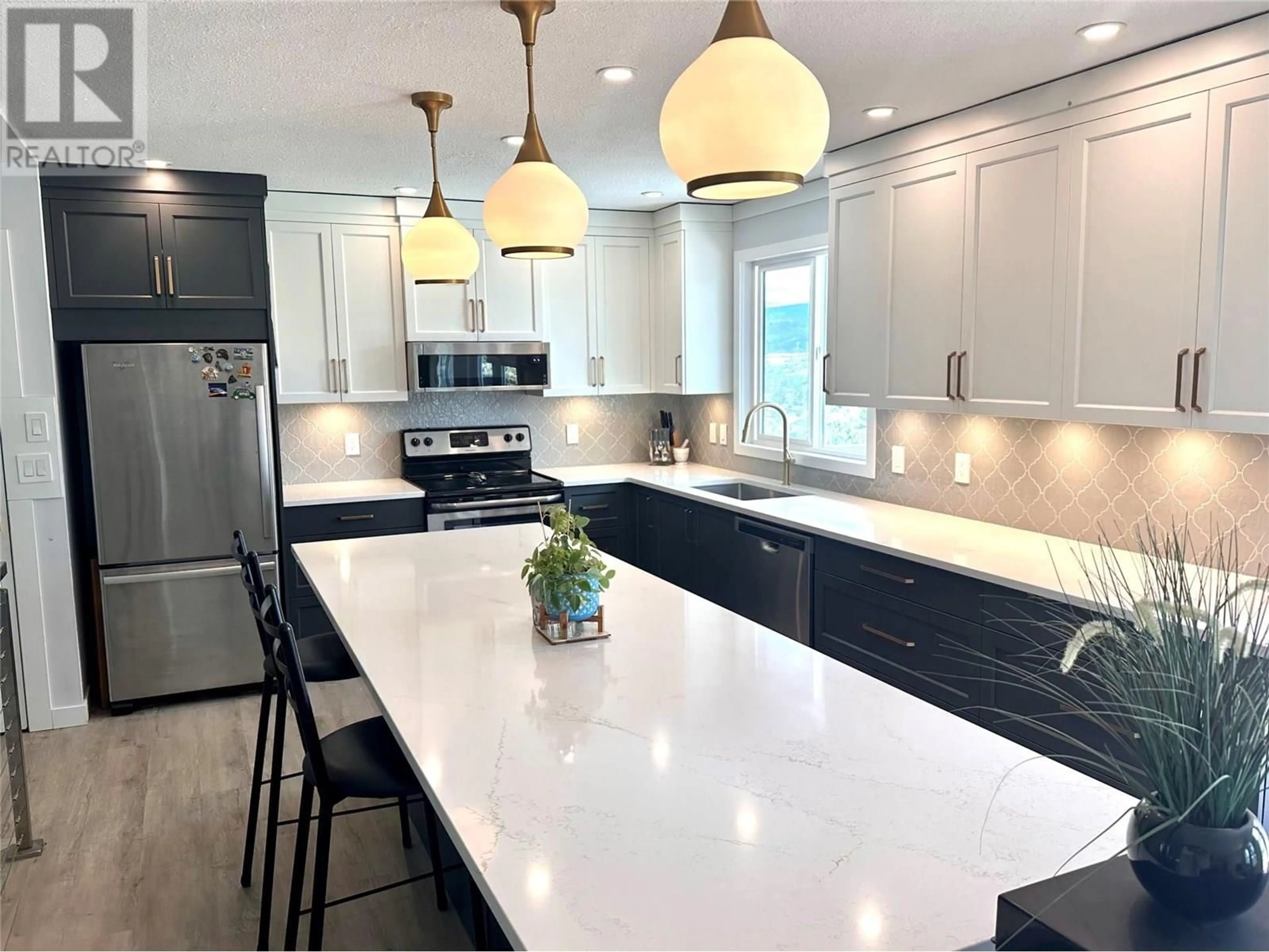 Contemporary kitchen, ceramic/tile floor for 2420 BOUCHERIE ROAD, West Kelowna British Columbia V1Z2E6