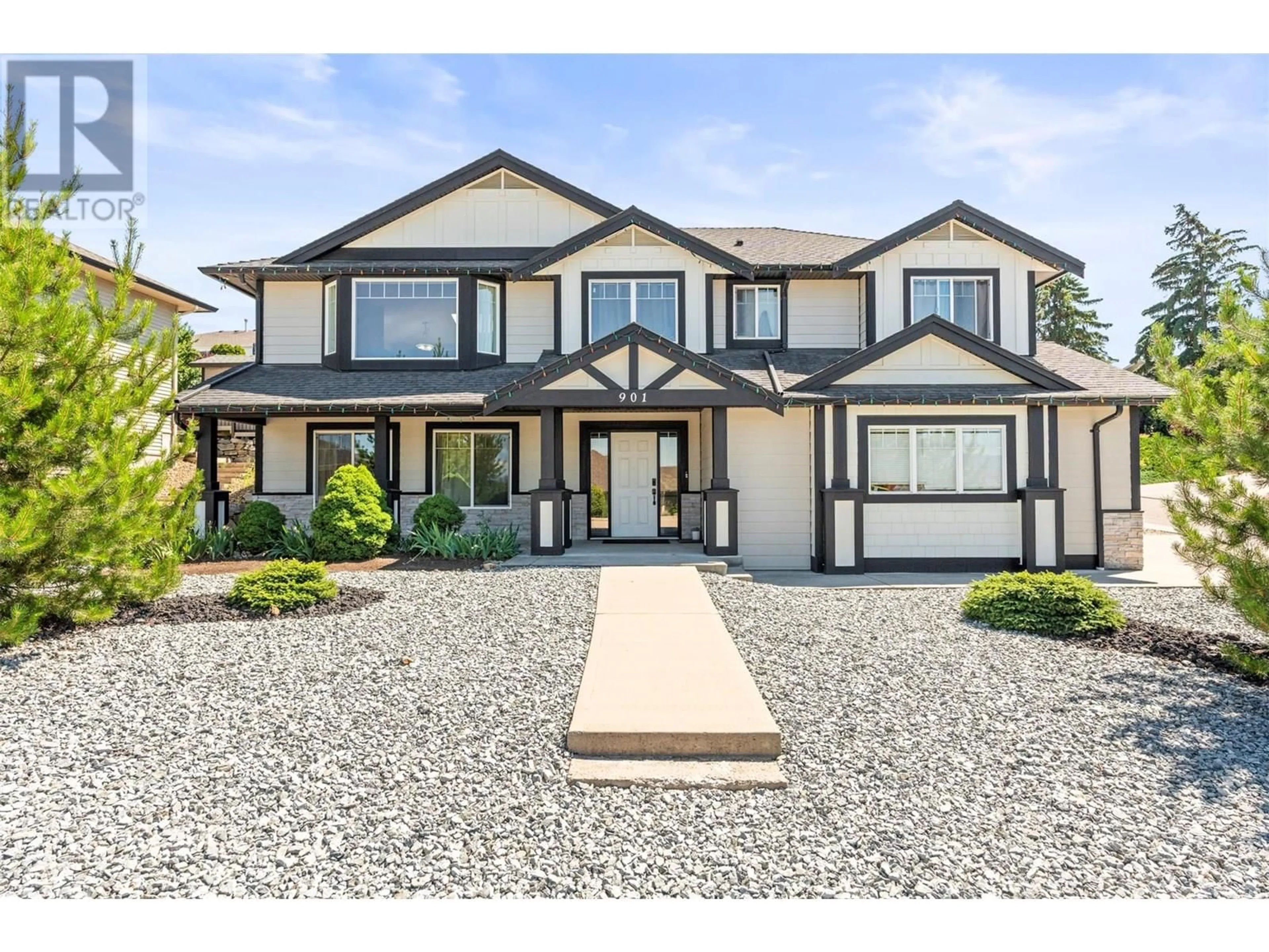 Home with vinyl exterior material, street for 901 MT GRADY ROAD, Vernon British Columbia V1B4B6