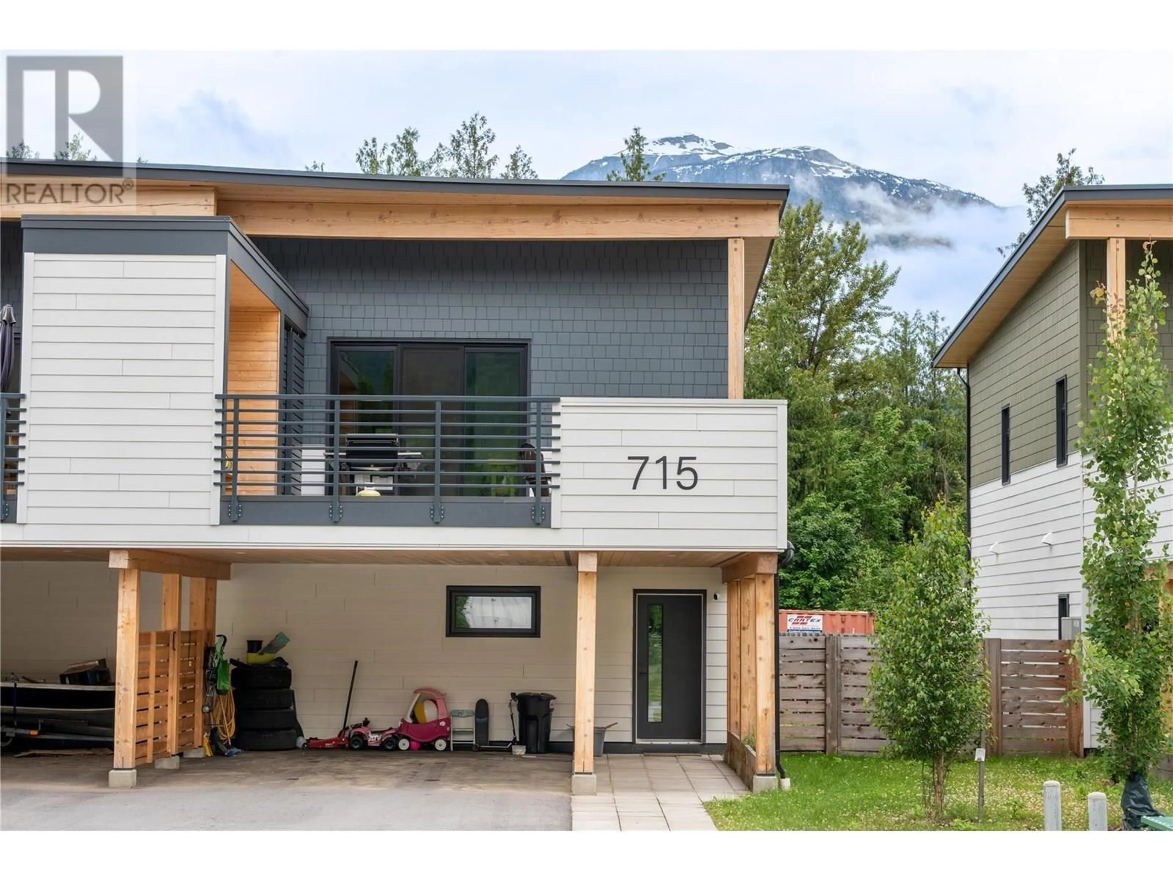 Home with vinyl exterior material, mountain view for 715 OLYNYK ROAD, Revelstoke British Columbia V0E2S0