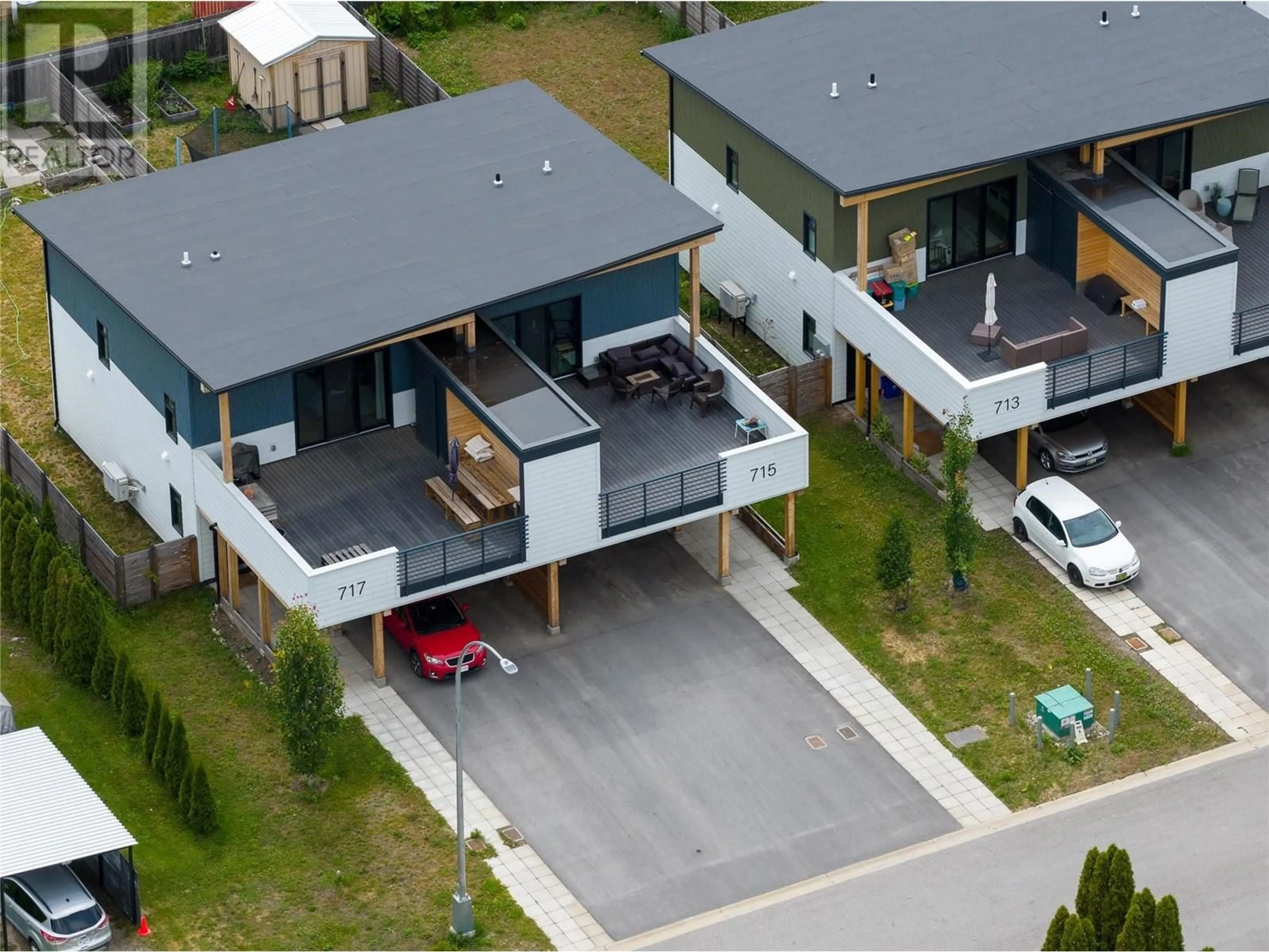 A pic from outside/outdoor area/front of a property/back of a property/a pic from drone, street for 715 OLYNYK ROAD, Revelstoke British Columbia V0E2S0