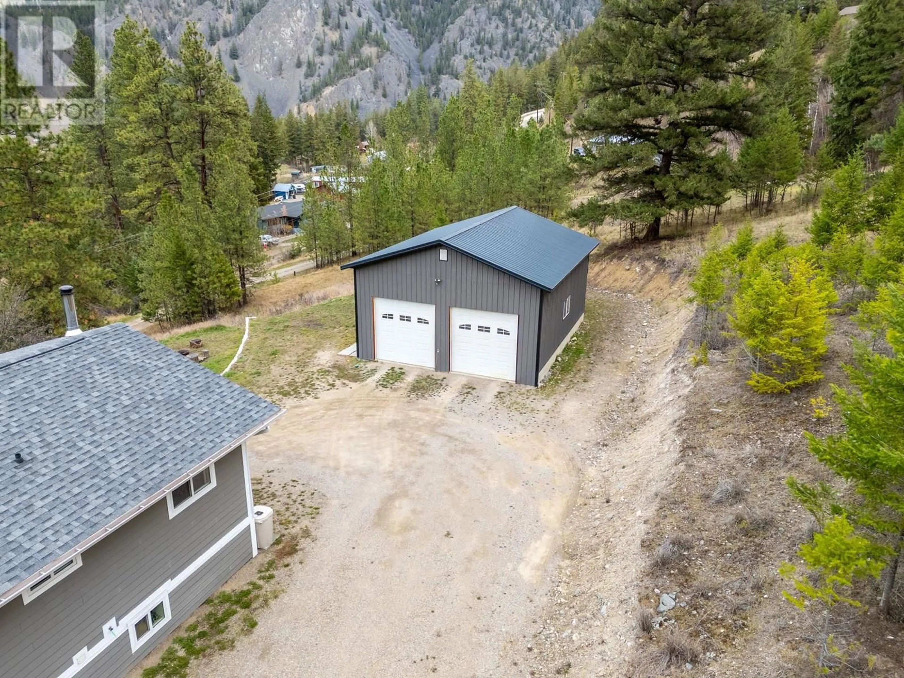 A pic from outside/outdoor area/front of a property/back of a property/a pic from drone, mountain view for 441 DARCY MOUNTAIN ROAD, Princeton British Columbia V0X1W0