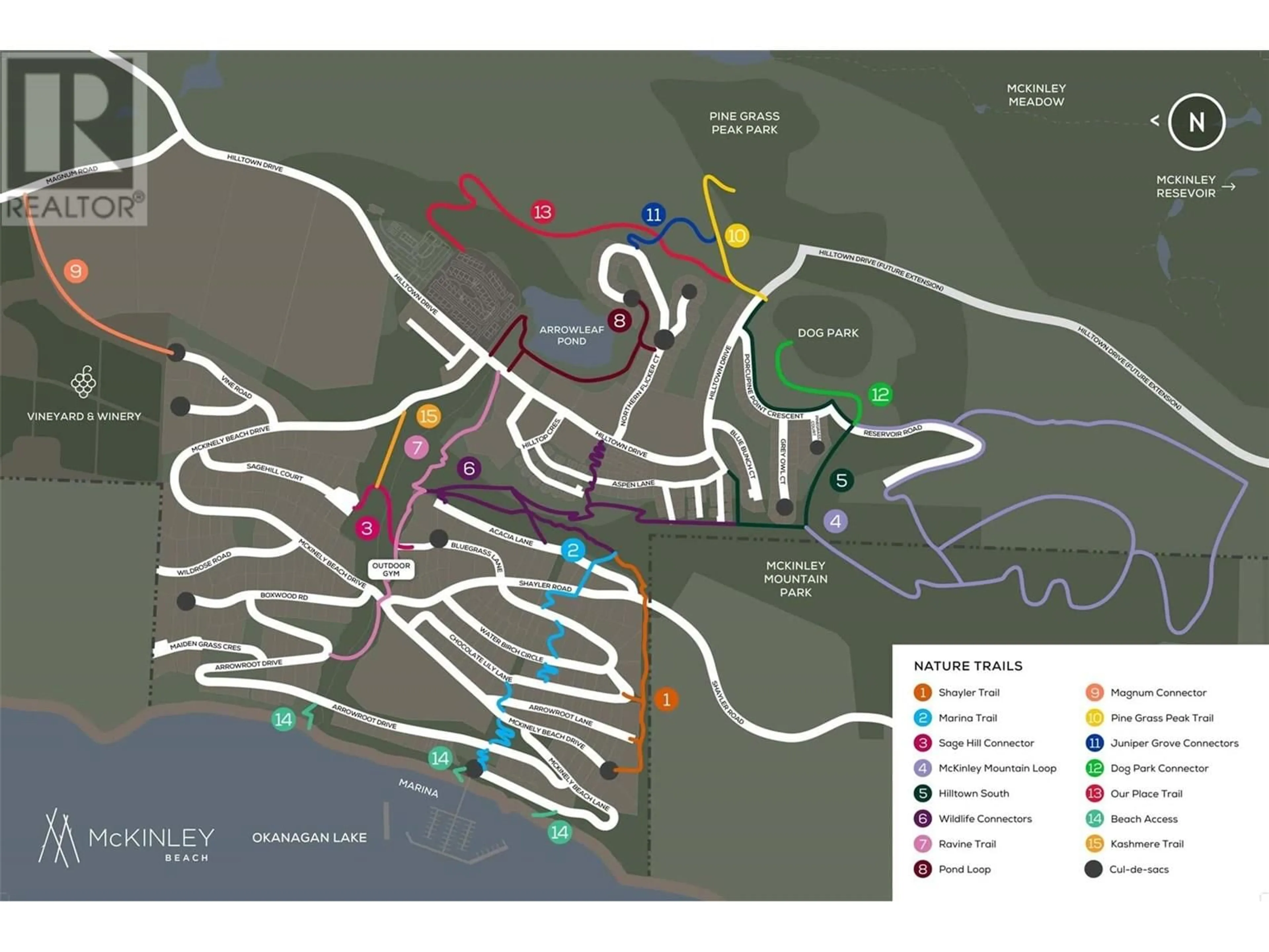 Picture of a map for 7 - 3220 HILLTOWN DRIVE, Kelowna British Columbia V1V0C6