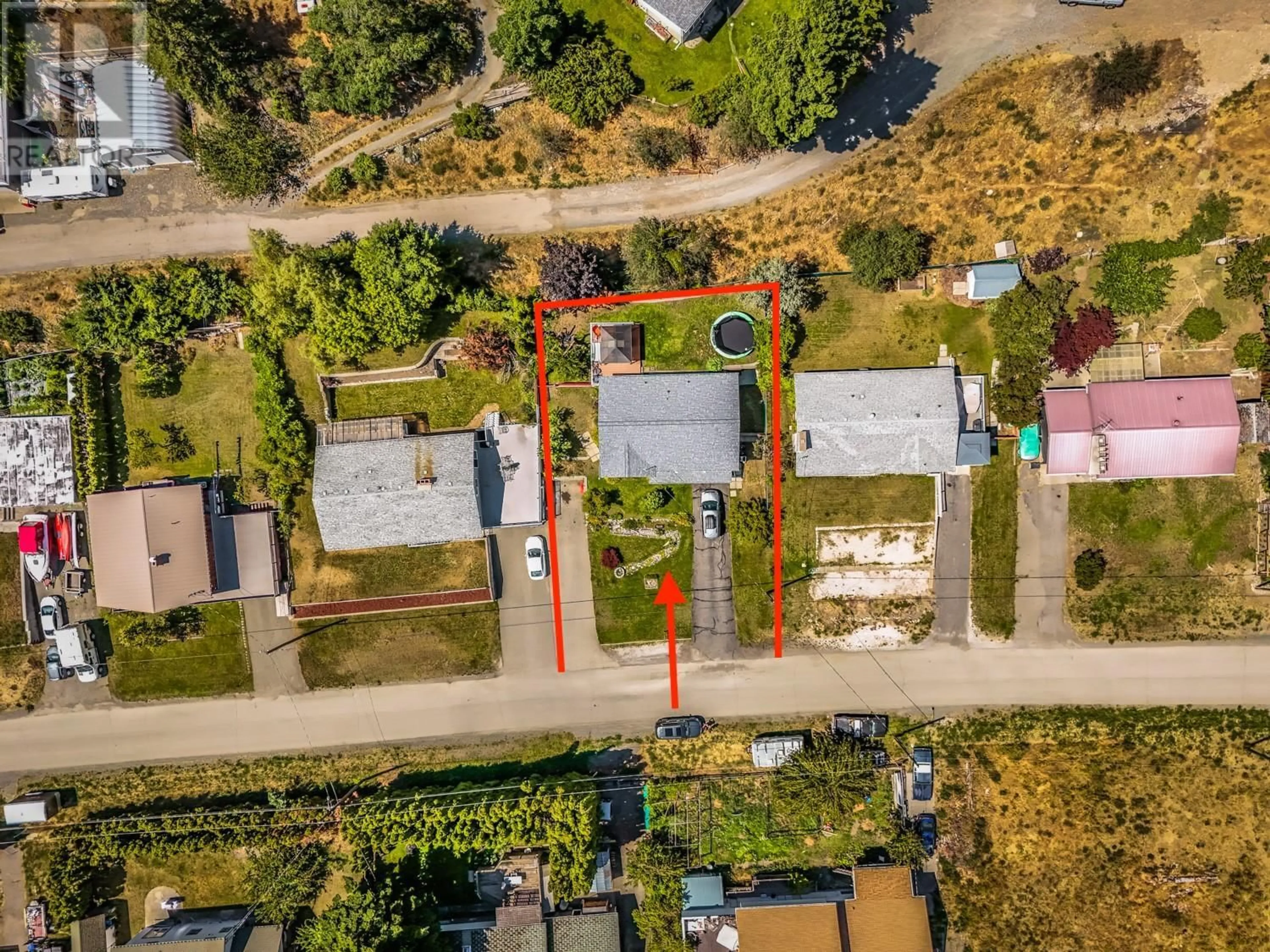 A pic from outside/outdoor area/front of a property/back of a property/a pic from drone, street for 357 PINE STREET, Lillooet British Columbia V0K1V0