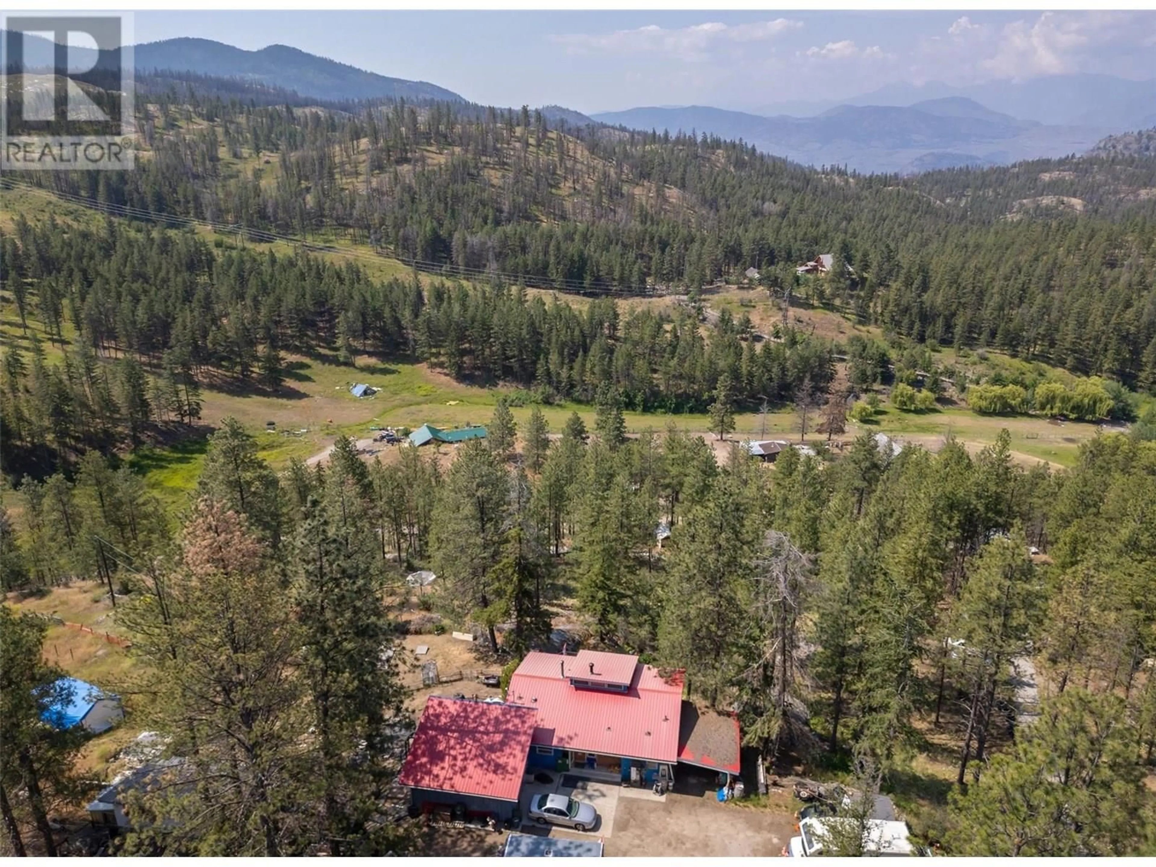 A pic from outside/outdoor area/front of a property/back of a property/a pic from drone, mountain view for 256 MCCUDDY CREEK ROAD, Oliver British Columbia V0H1T8