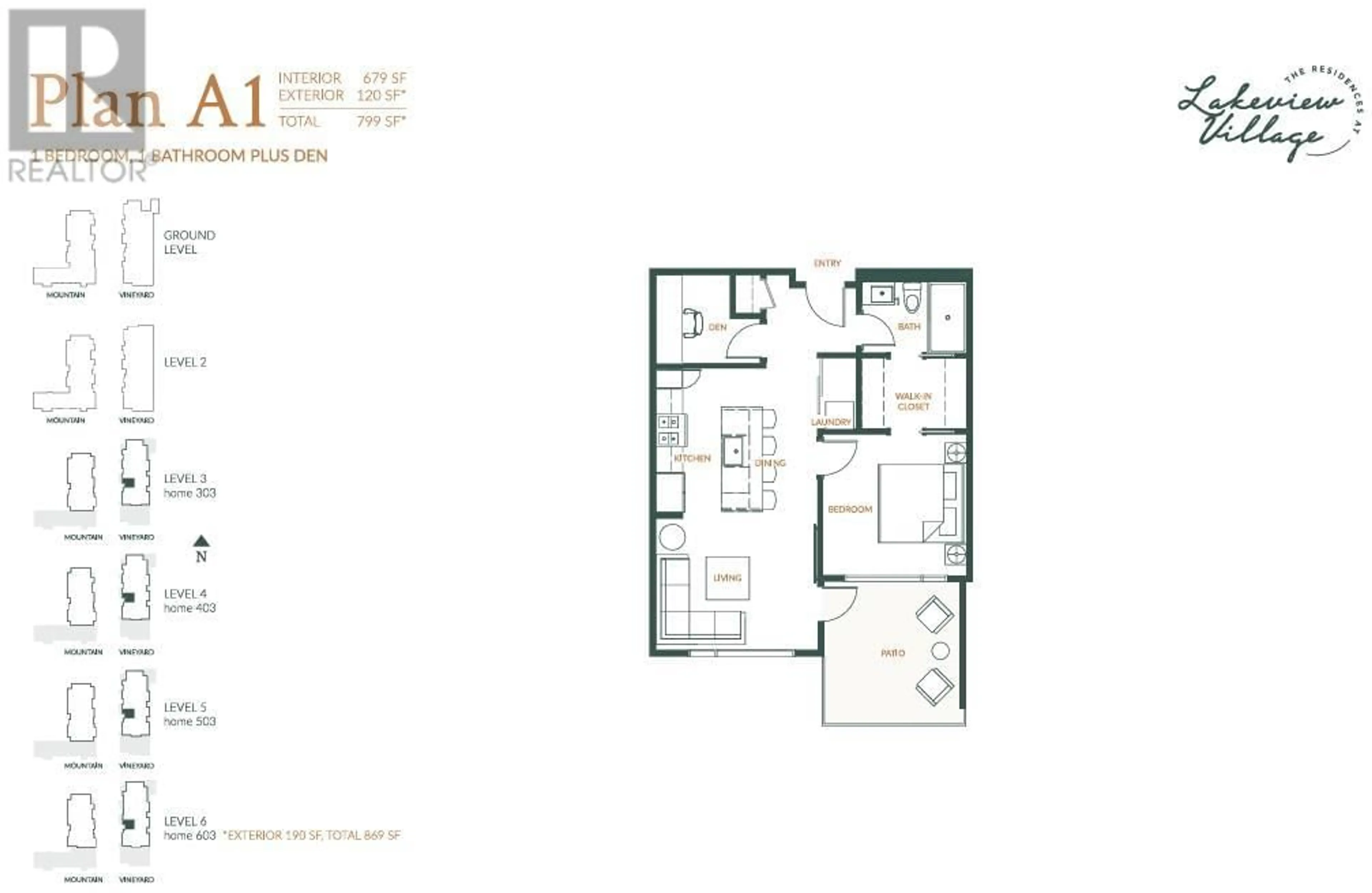 Floor plan for 303 - 2750 OLALLA ROAD, West Kelowna British Columbia V1Z2A9