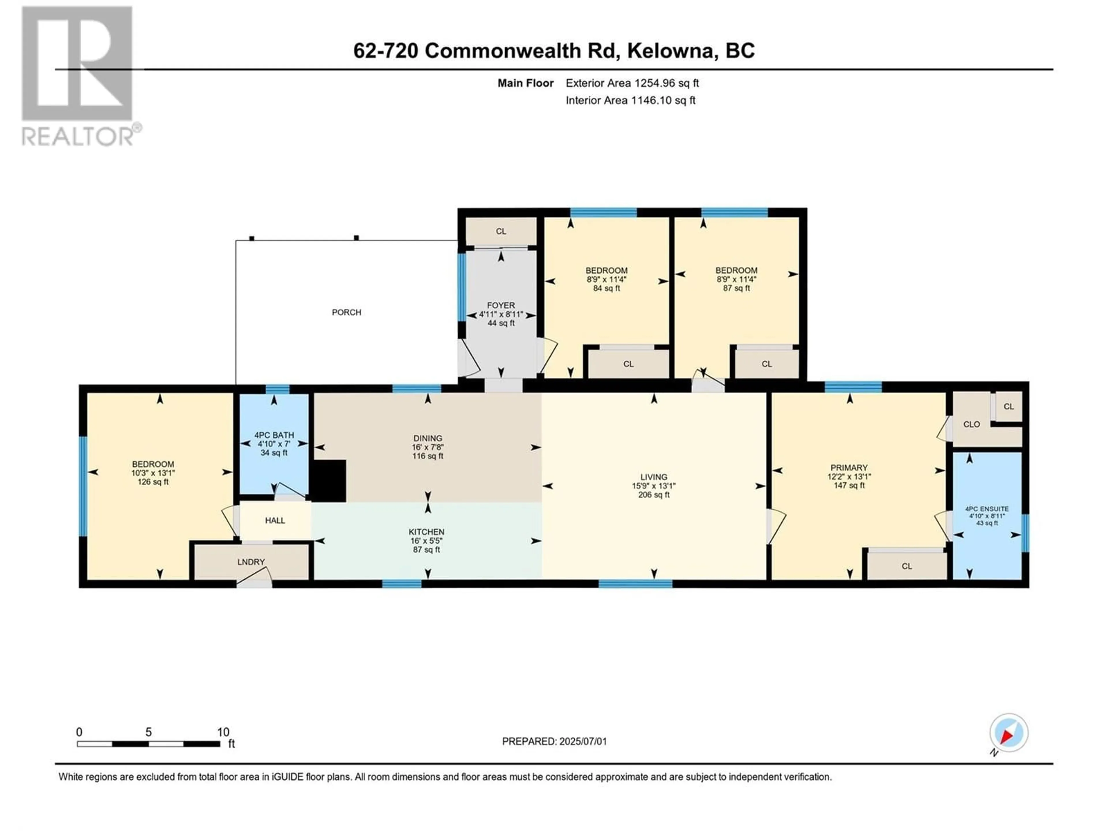 Floor plan for 62 - 720 COMMONWEALTH ROAD, Lake Country British Columbia V4V1R6