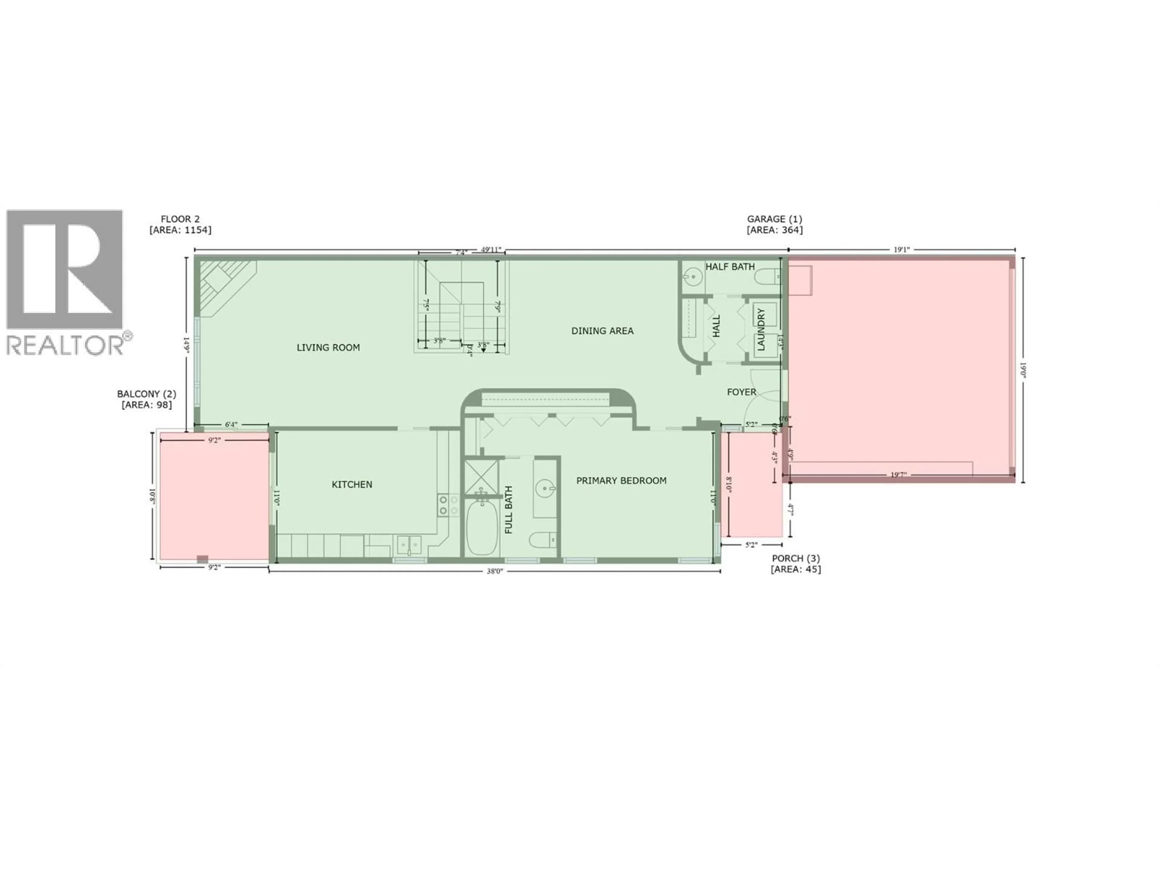 Floor plan for 3 - 255 PEMBERTON TERRACE, Kamloops British Columbia V2C6R2