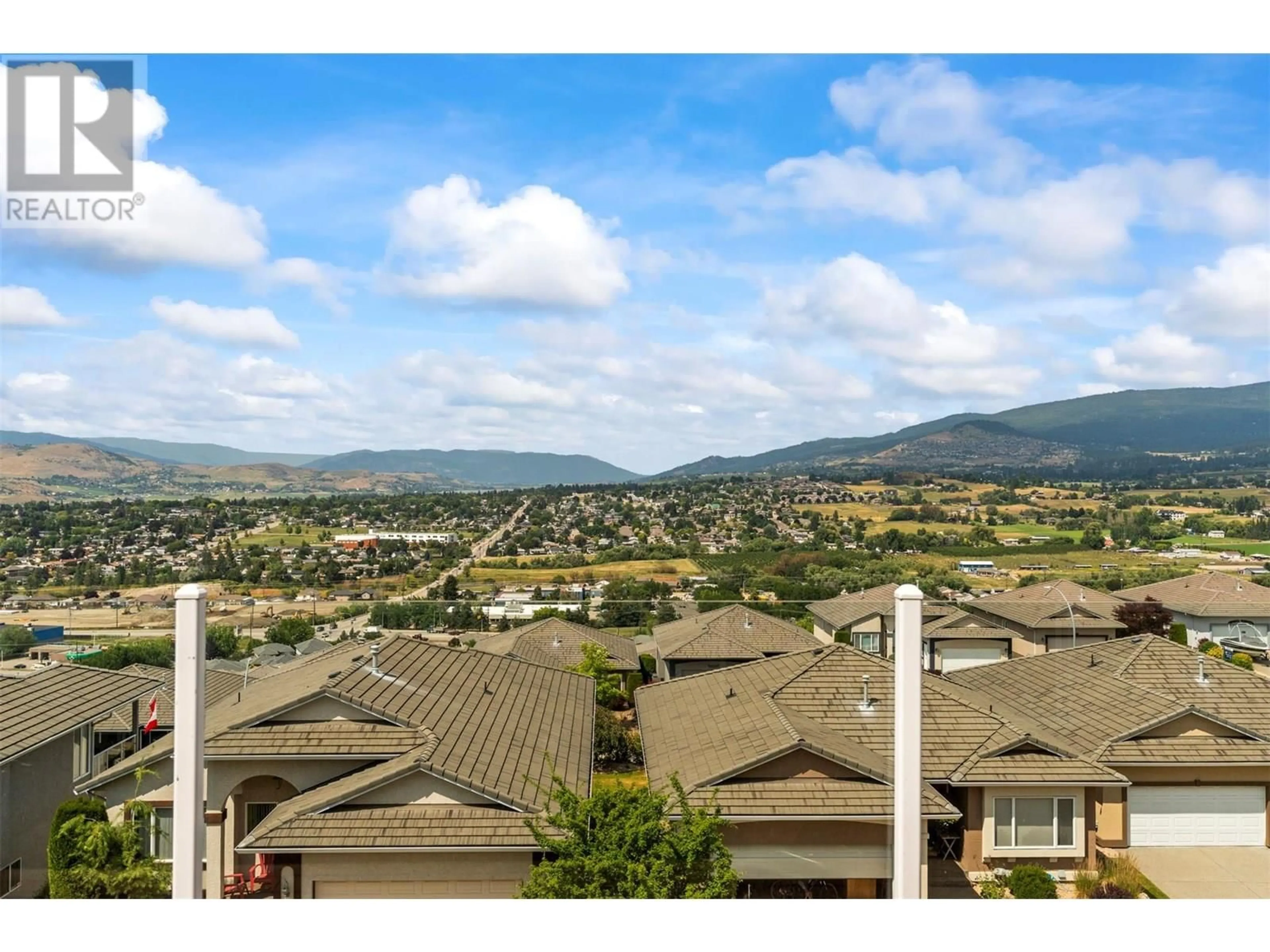 A pic from outside/outdoor area/front of a property/back of a property/a pic from drone, mountain view for 21 QUAIL VISTA PLACE, Vernon British Columbia V1B3X9