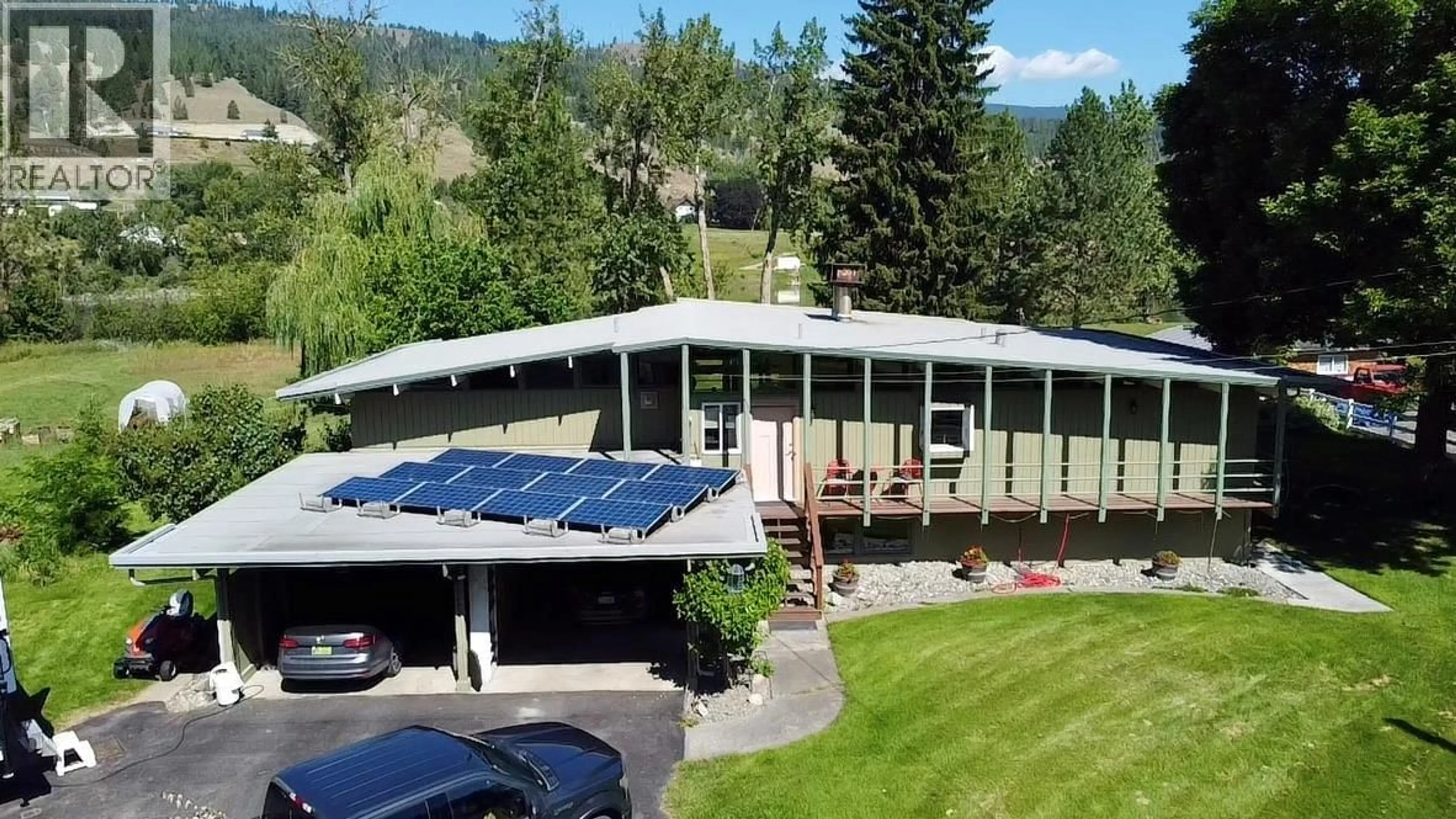A pic from outside/outdoor area/front of a property/back of a property/a pic from drone, unknown for 120 ARAB RUN ROAD, Kamloops British Columbia V2H1M4