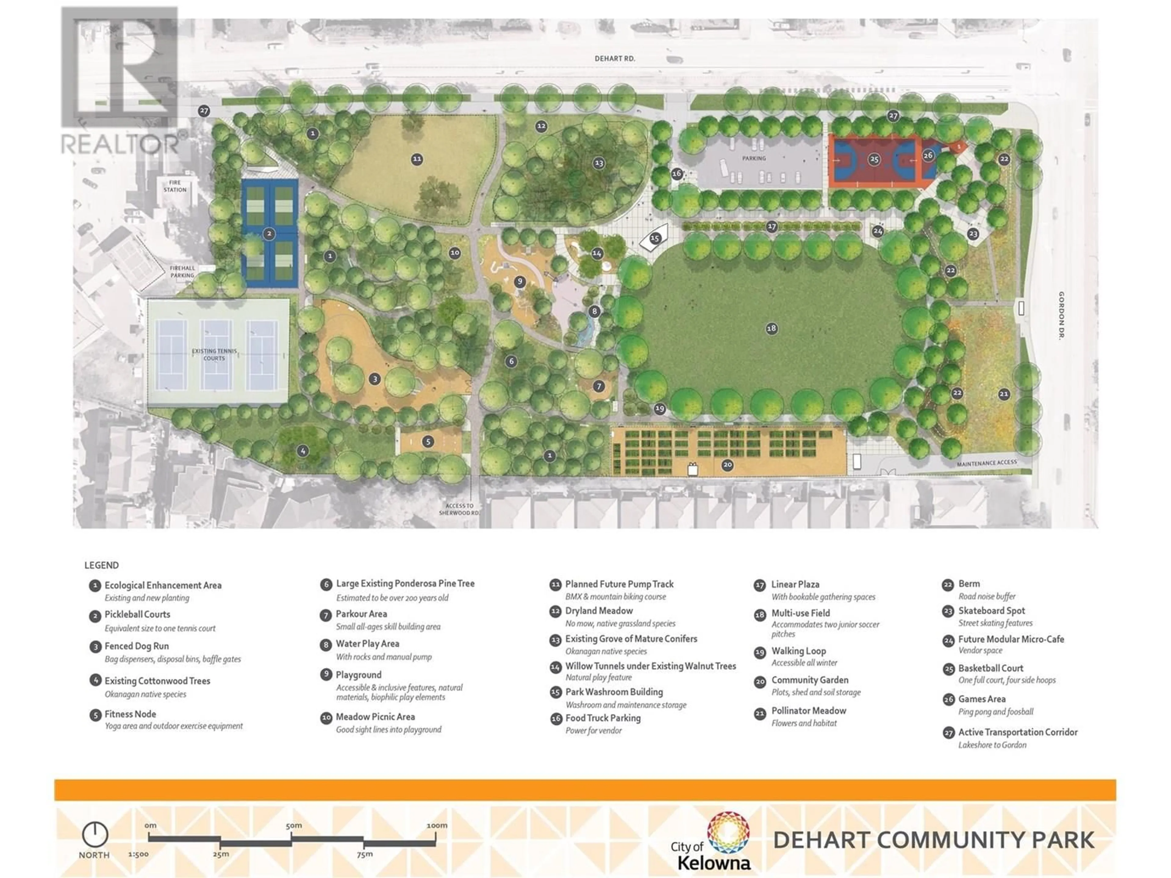 Floor plan for 105 - 4450 GORDON DRIVE, Kelowna British Columbia V1W1T1