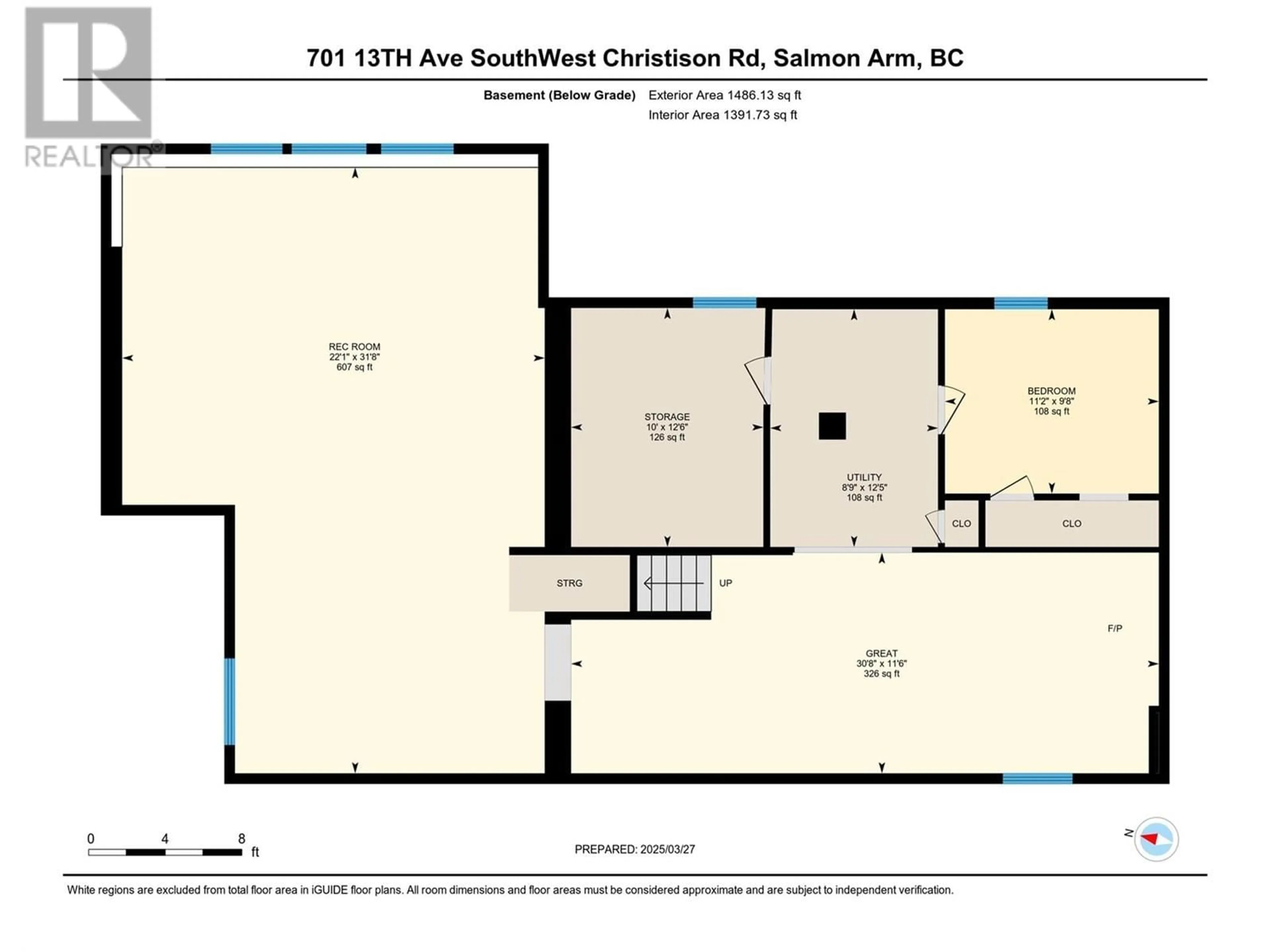 Floor plan for 701 CHRISTISON ROAD SOUTHWEST, Salmon Arm British Columbia V1E3B4