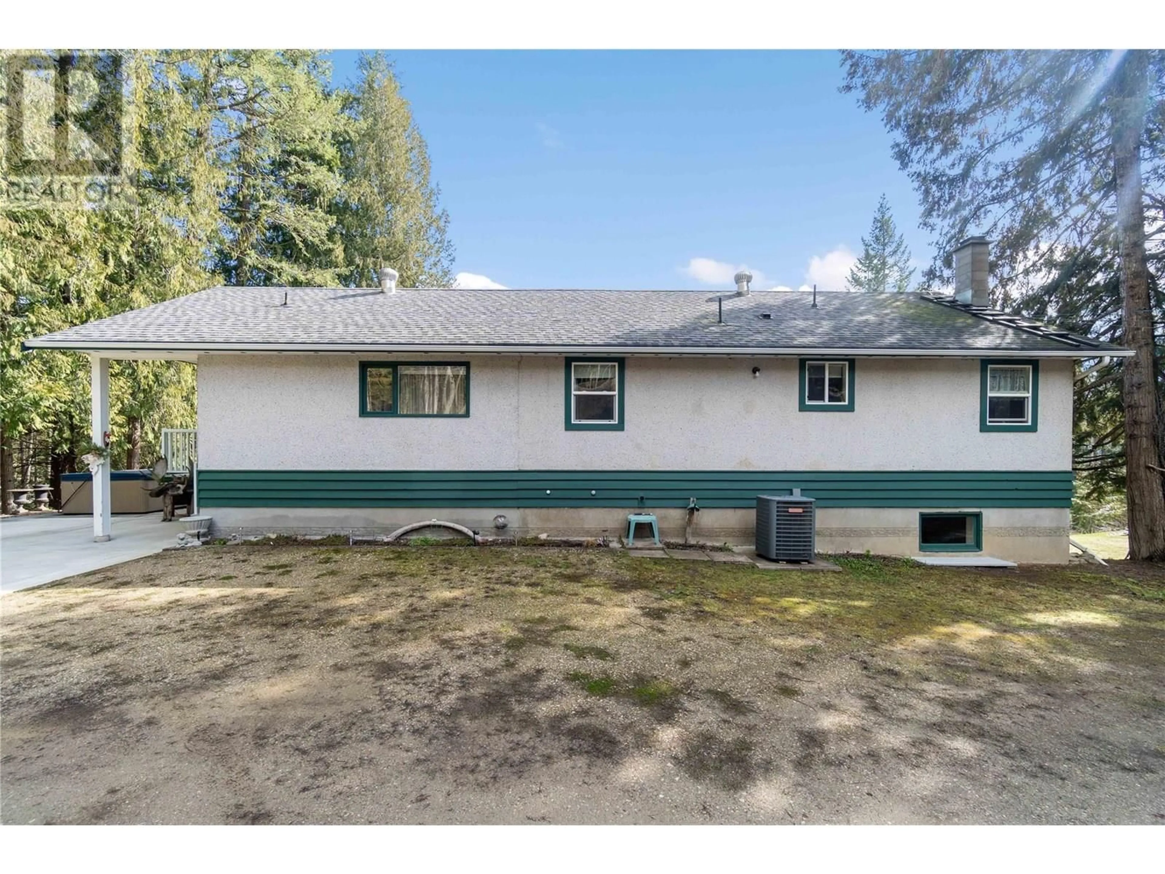 A pic from outside/outdoor area/front of a property/back of a property/a pic from drone, street for 701 CHRISTISON ROAD SOUTHWEST, Salmon Arm British Columbia V1E3B4