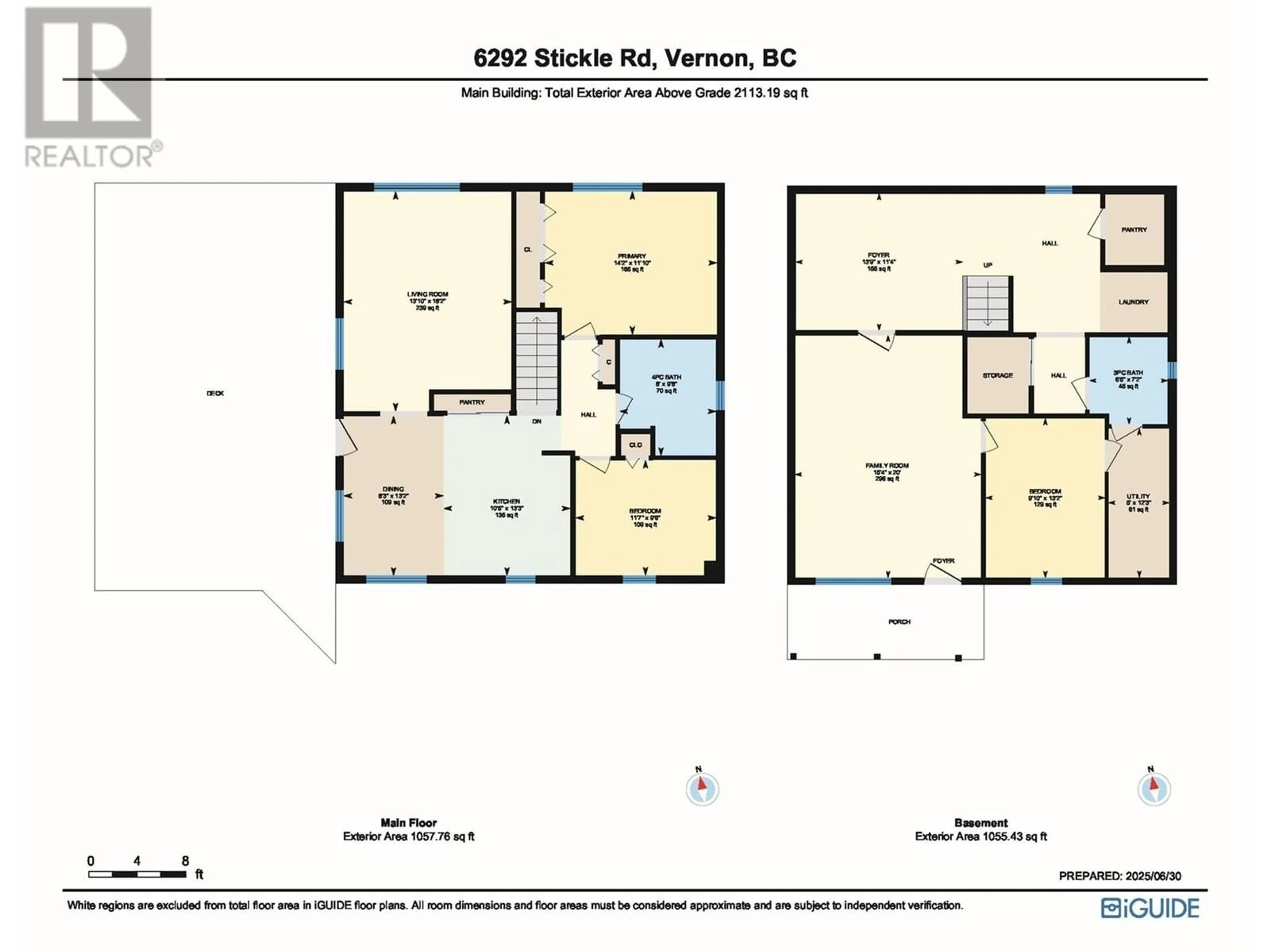 Floor plan for 6292 STICKLE ROAD, Vernon British Columbia V1B3R2