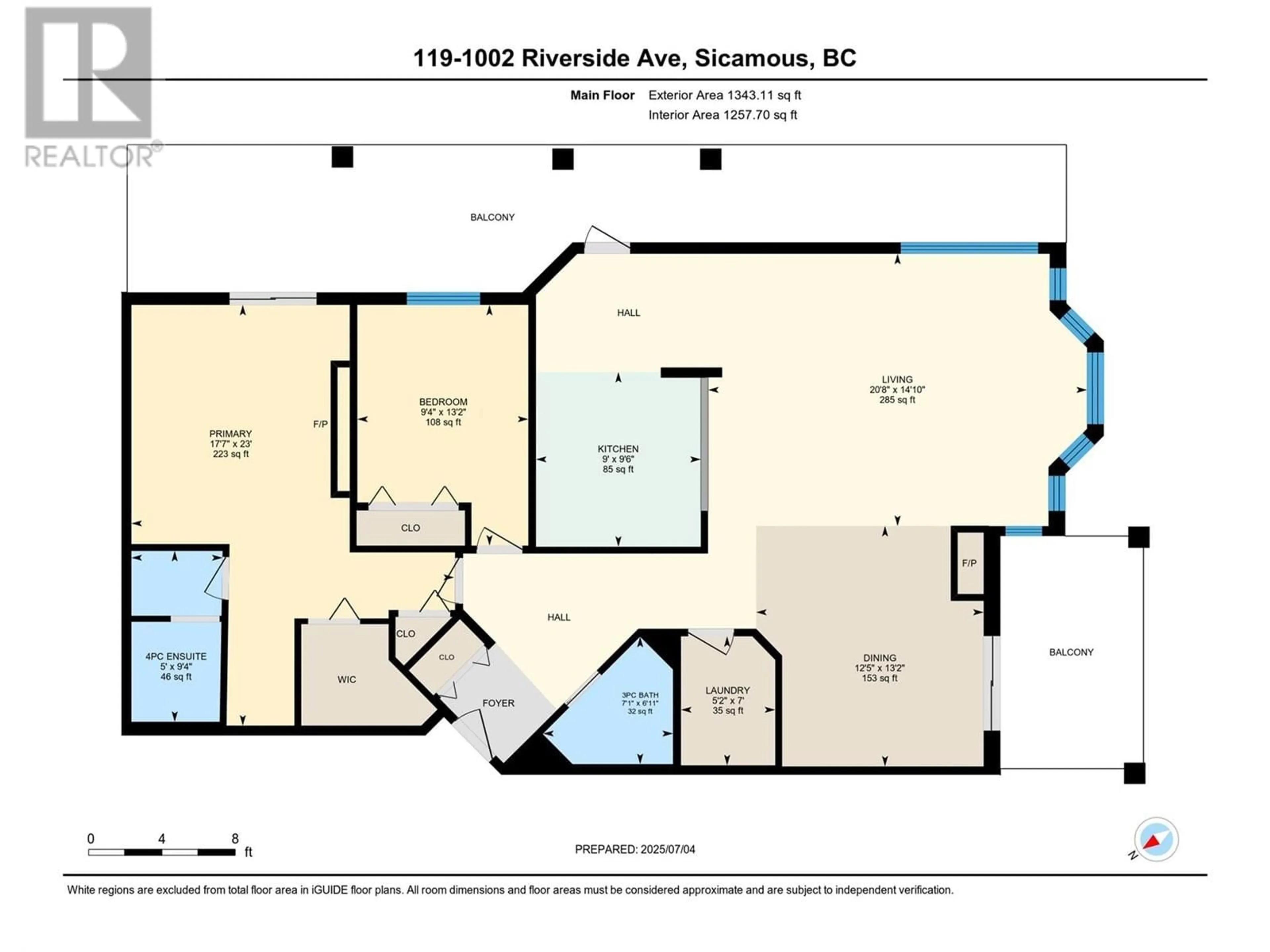 Floor plan for 119 - 1002 RIVERSIDE AVENUE, Sicamous British Columbia V0E2V1