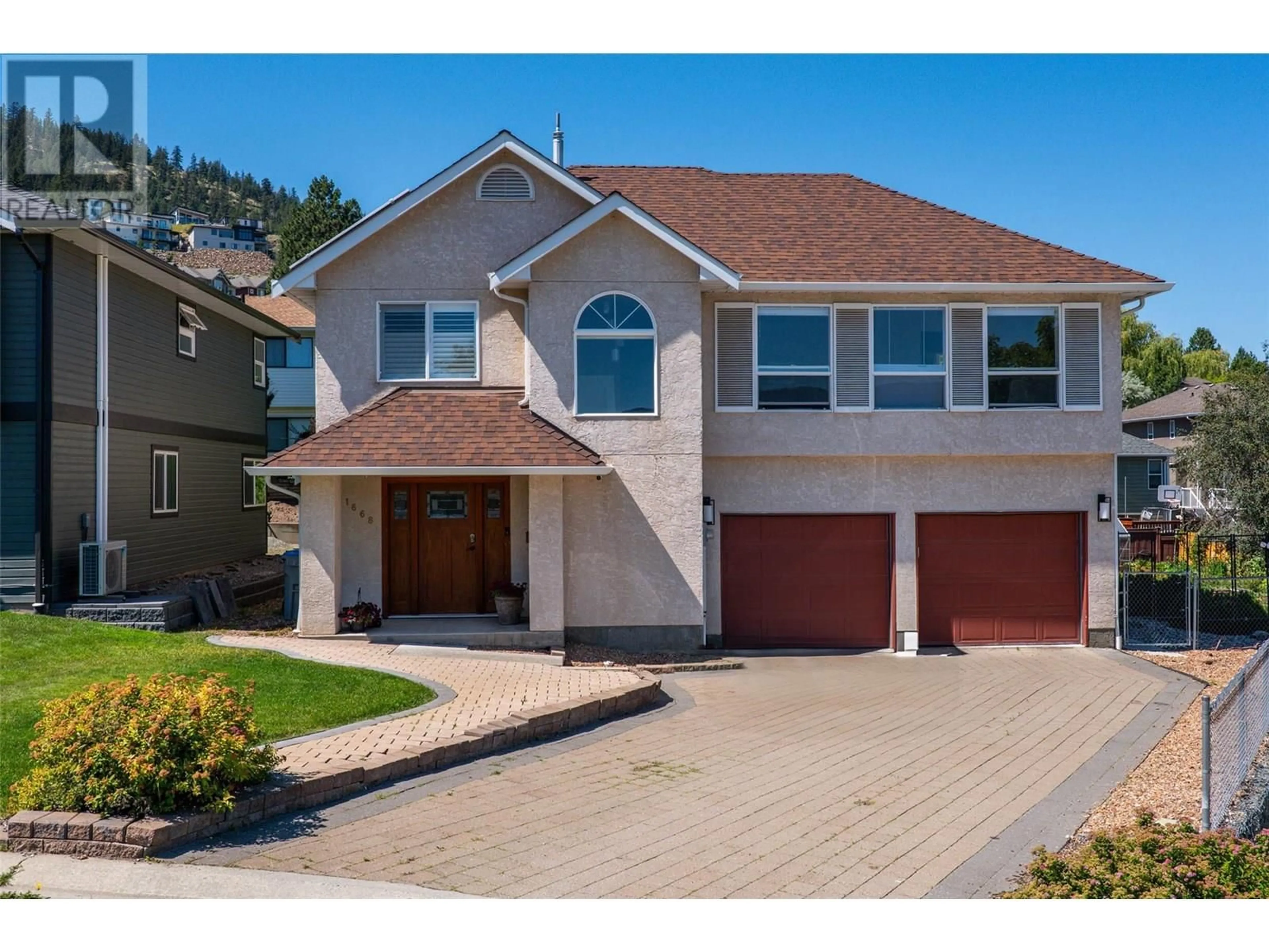 Home with vinyl exterior material, street for 1668 ISKUT PLACE, Kamloops British Columbia V2E2M4