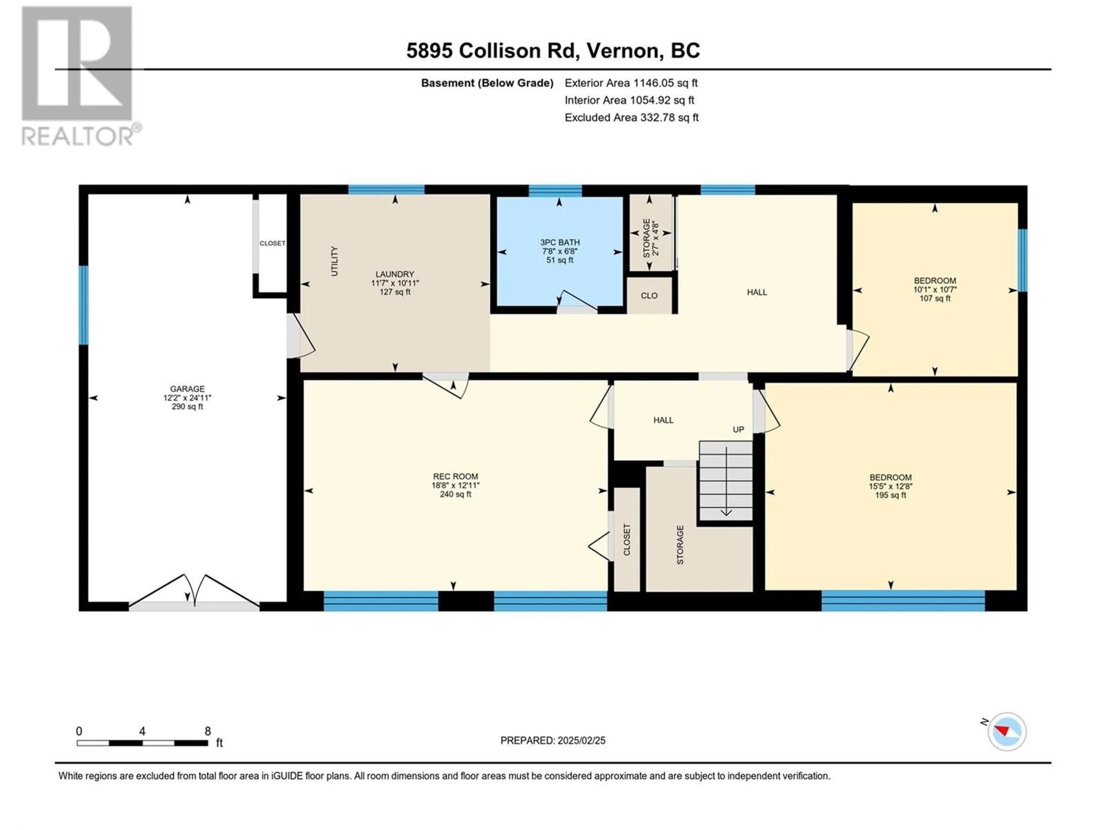 Floor plan for 5895 COLLISON ROAD, Vernon British Columbia V1B3L4