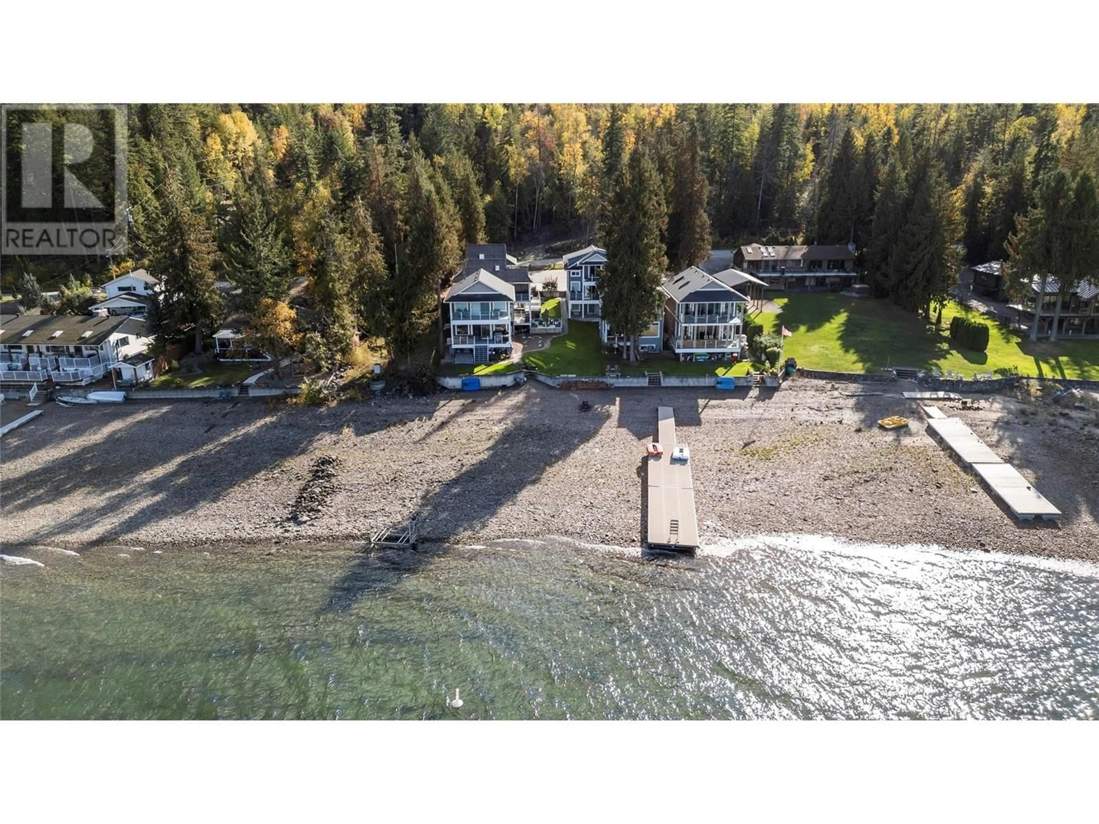 A pic from outside/outdoor area/front of a property/back of a property/a pic from drone, water/lake/river/ocean view for 1 - 1541 BLIND BAY ROAD, Sorrento British Columbia V0E2W0