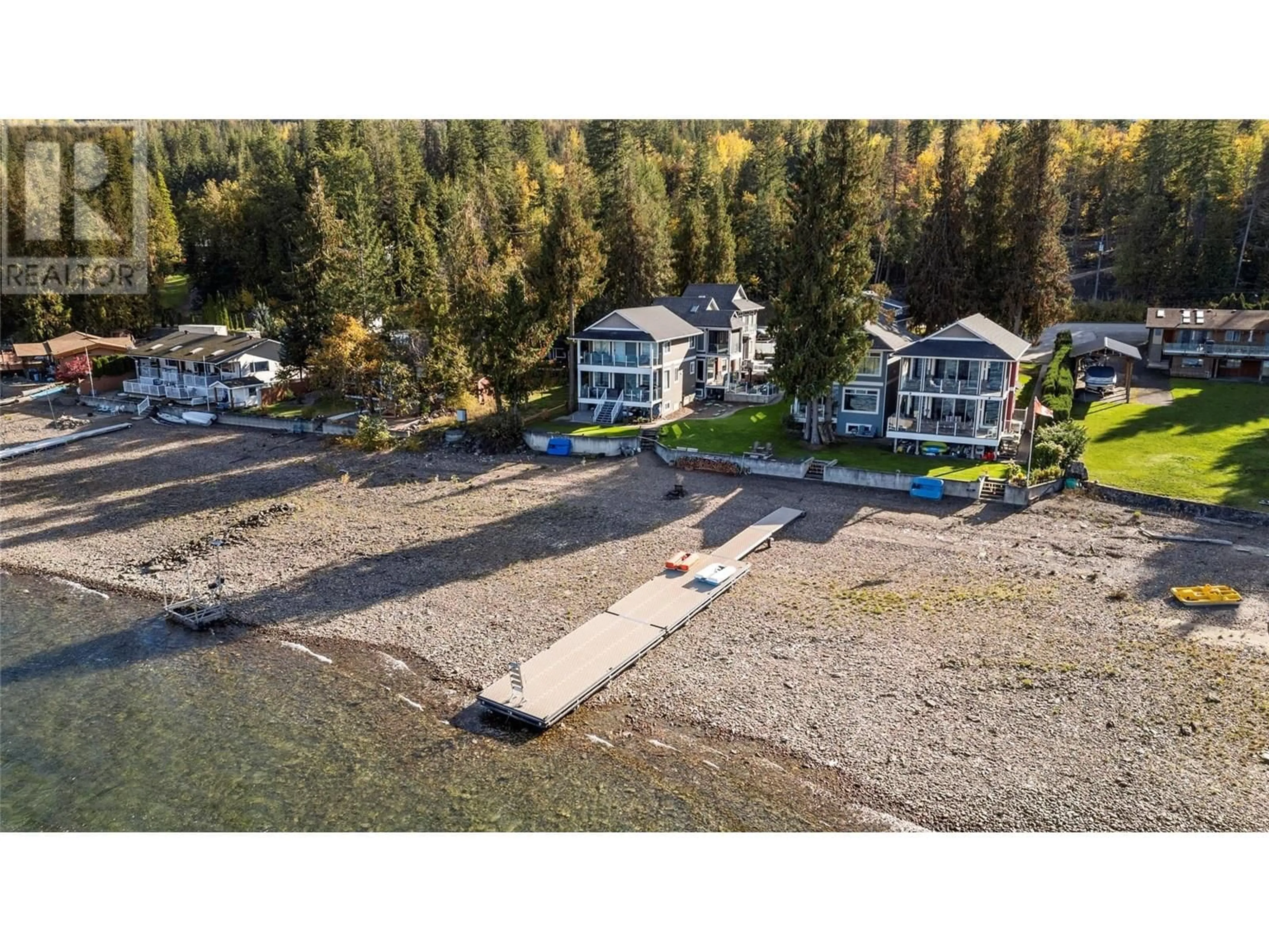 A pic from outside/outdoor area/front of a property/back of a property/a pic from drone, water/lake/river/ocean view for 1 - 1541 BLIND BAY ROAD, Sorrento British Columbia V0E2W0