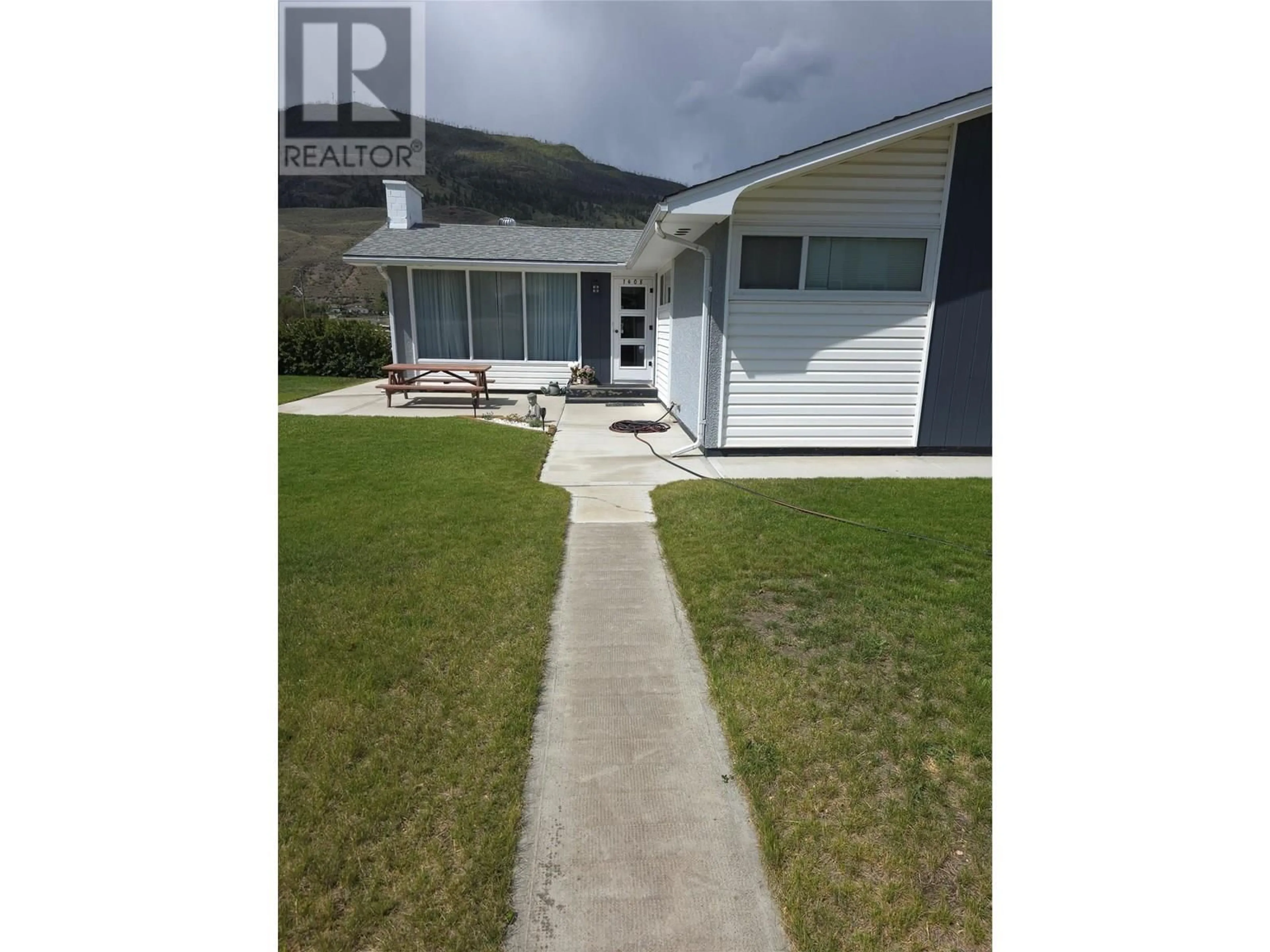 A pic from outside/outdoor area/front of a property/back of a property/a pic from drone, street for 1408 QUARTZ ROAD, Cache Creek British Columbia V0K1A0