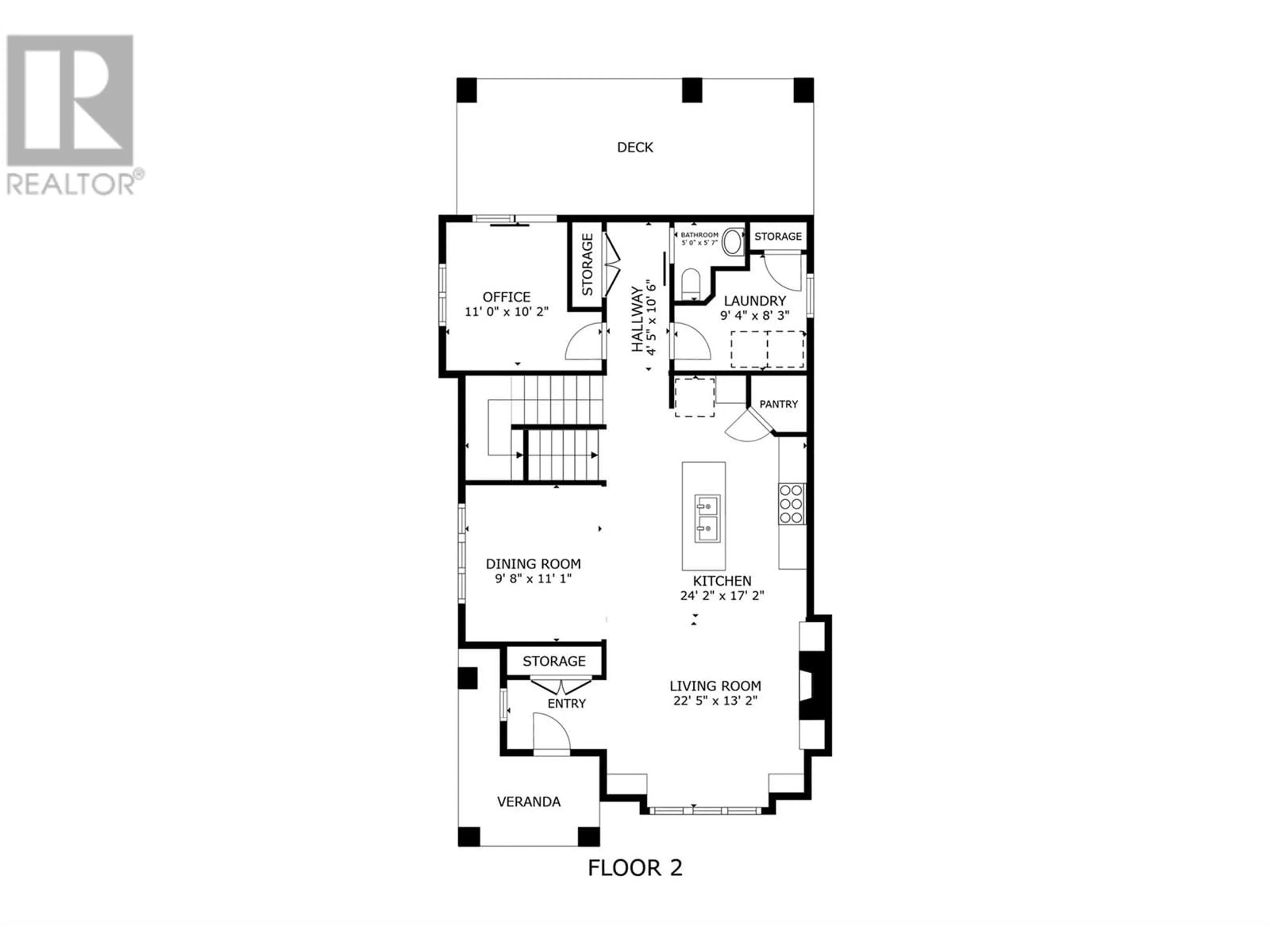 Floor plan for 1305 BERGAMOT AVENUE, Kelowna British Columbia V1W5K7