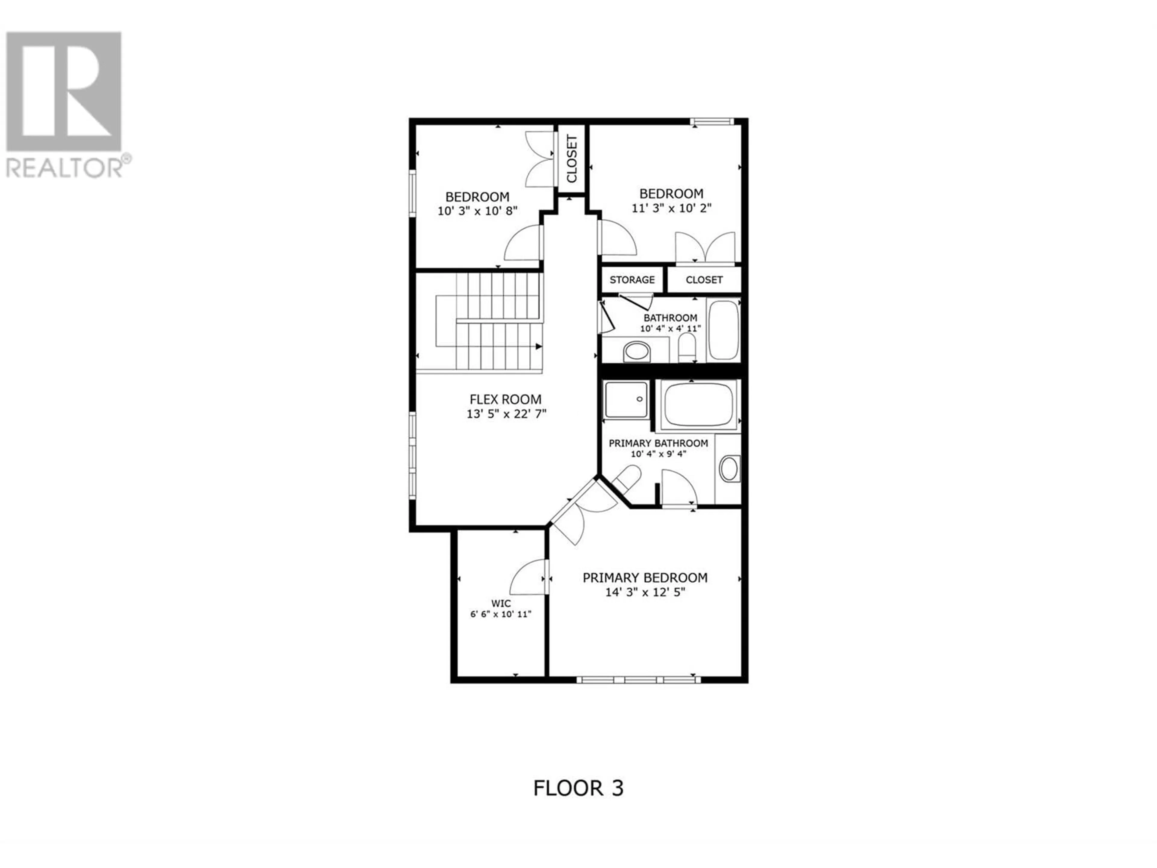 Floor plan for 1305 BERGAMOT AVENUE, Kelowna British Columbia V1W5K7