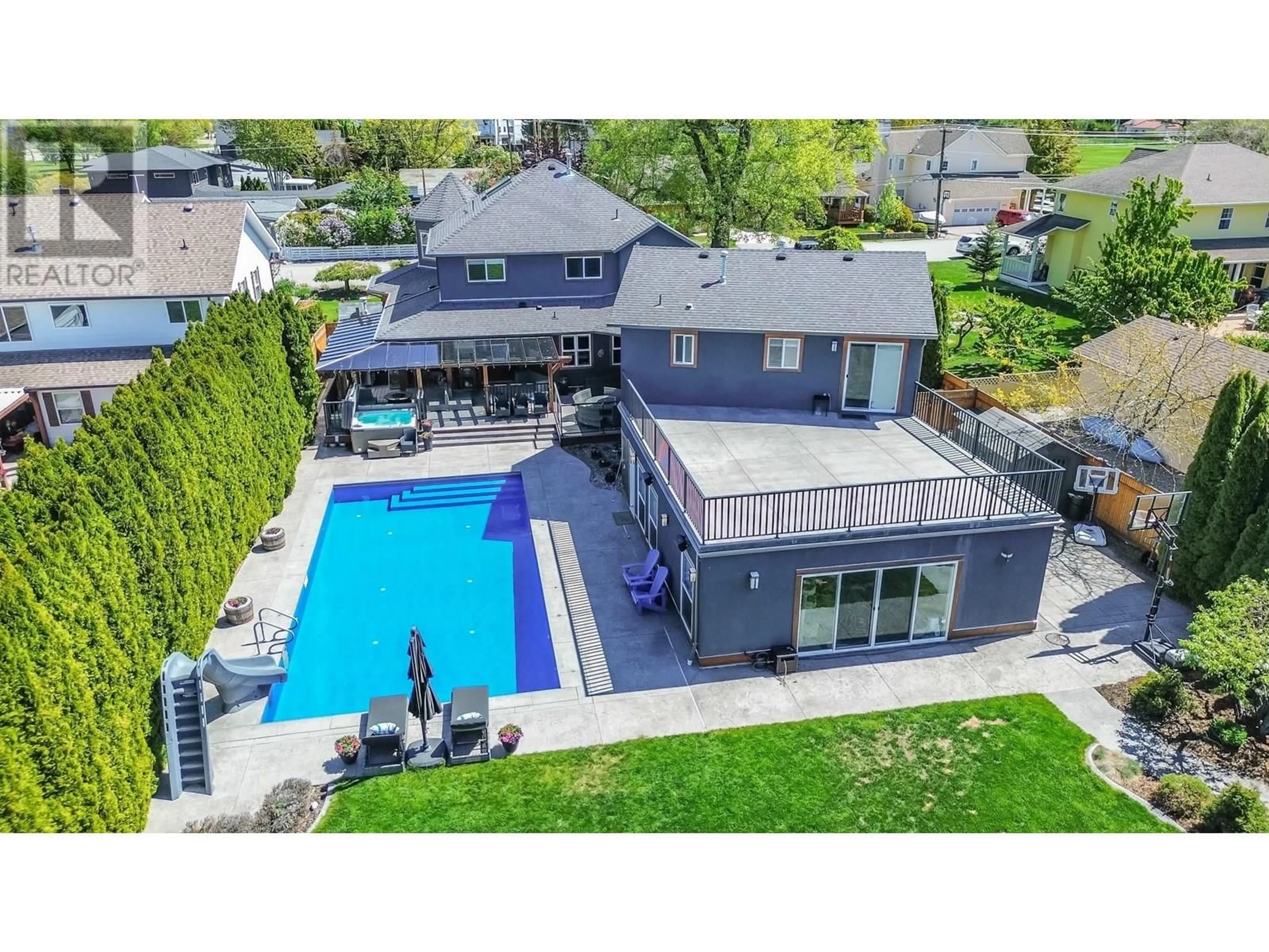 A pic from outside/outdoor area/front of a property/back of a property/a pic from drone, unknown for 6016 NIXON ROAD, Summerland British Columbia V0H1Z9