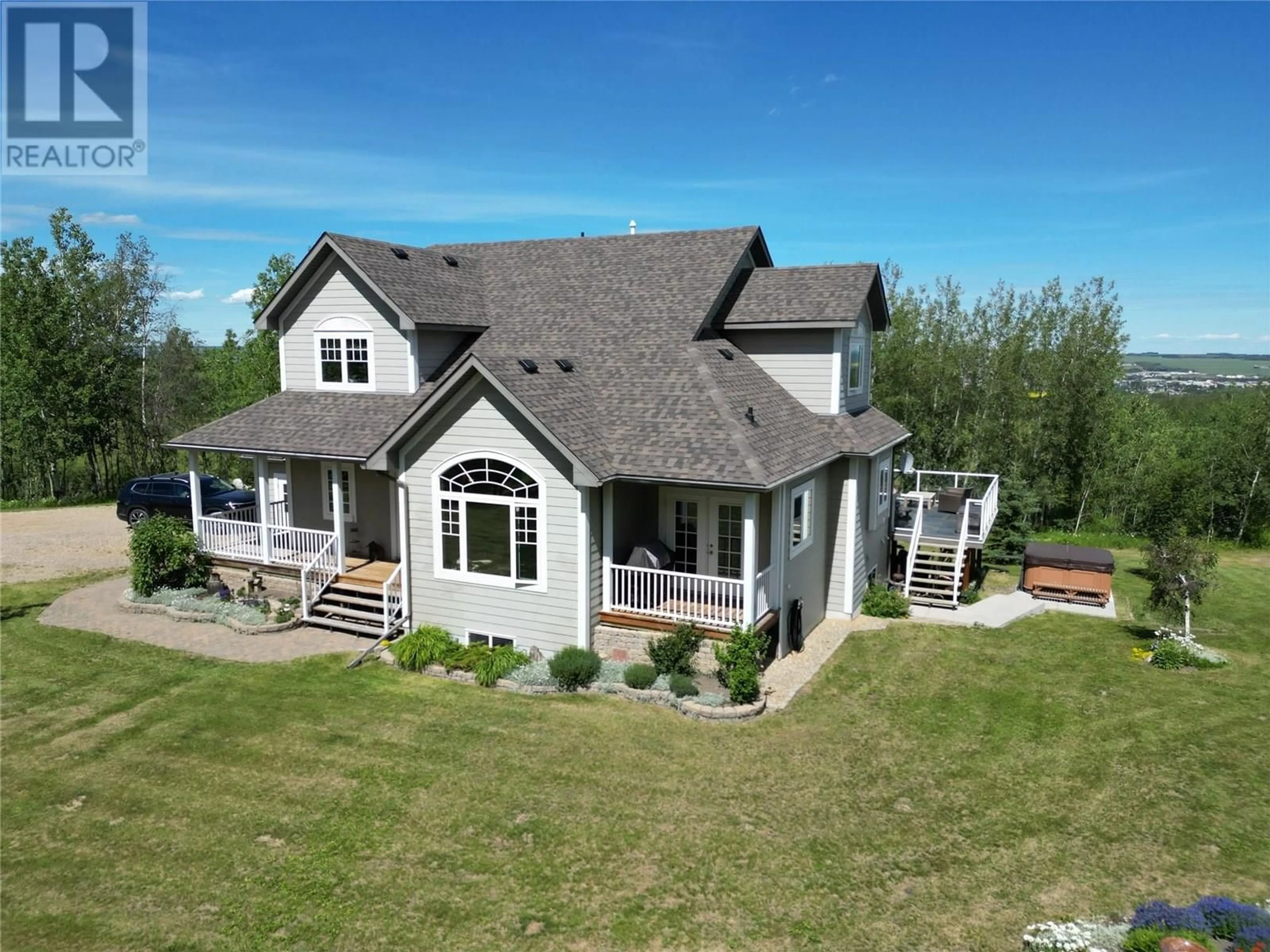 A pic from outside/outdoor area/front of a property/back of a property/a pic from drone, unknown for 13162 WILLOW VALLEY ESTATES ROAD, Dawson Creek British Columbia V1G0C2