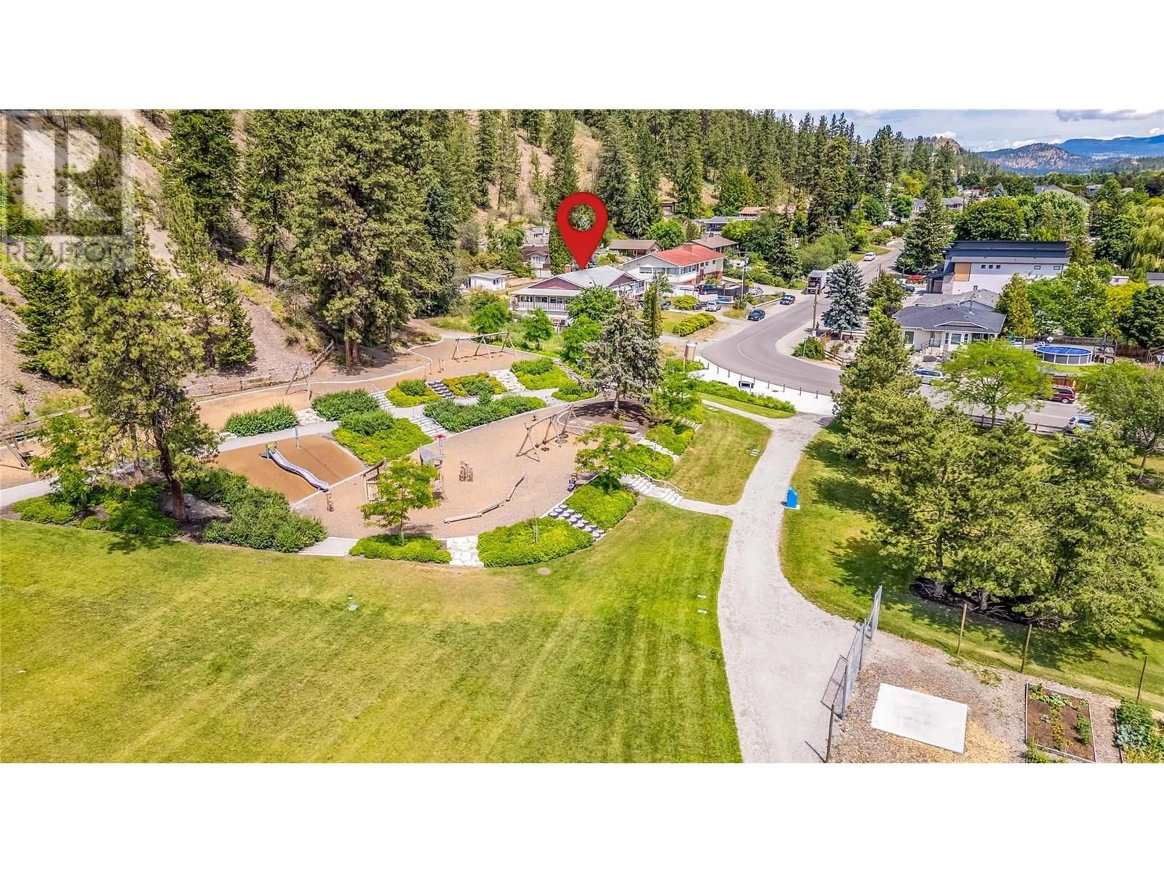 A pic from outside/outdoor area/front of a property/back of a property/a pic from drone, unknown for 396 MOUBRAY ROAD, Kelowna British Columbia V1V1R4