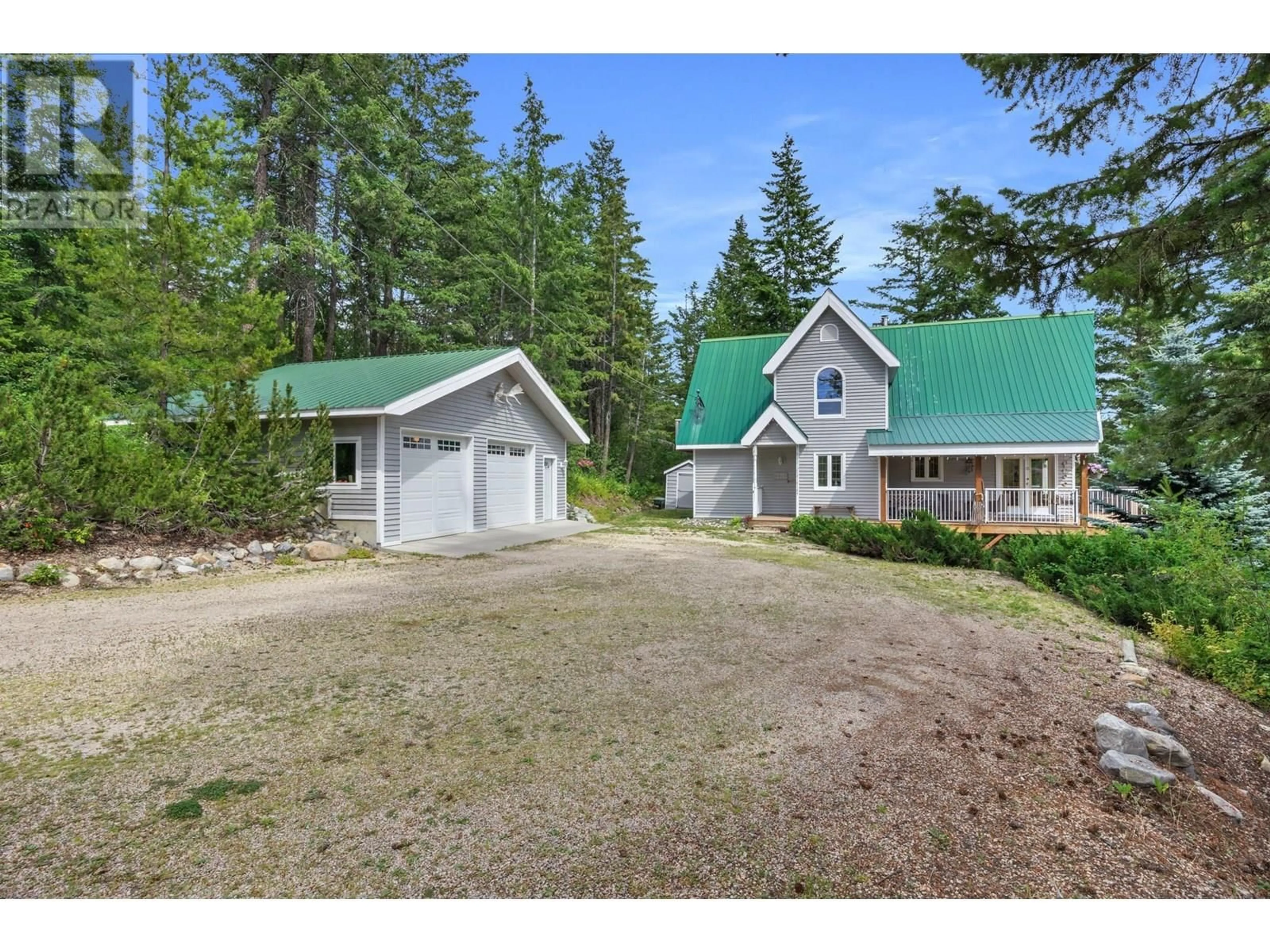 A pic from outside/outdoor area/front of a property/back of a property/a pic from drone, unknown for 8080 JACKPINE ROAD, Vernon British Columbia V1T6L6