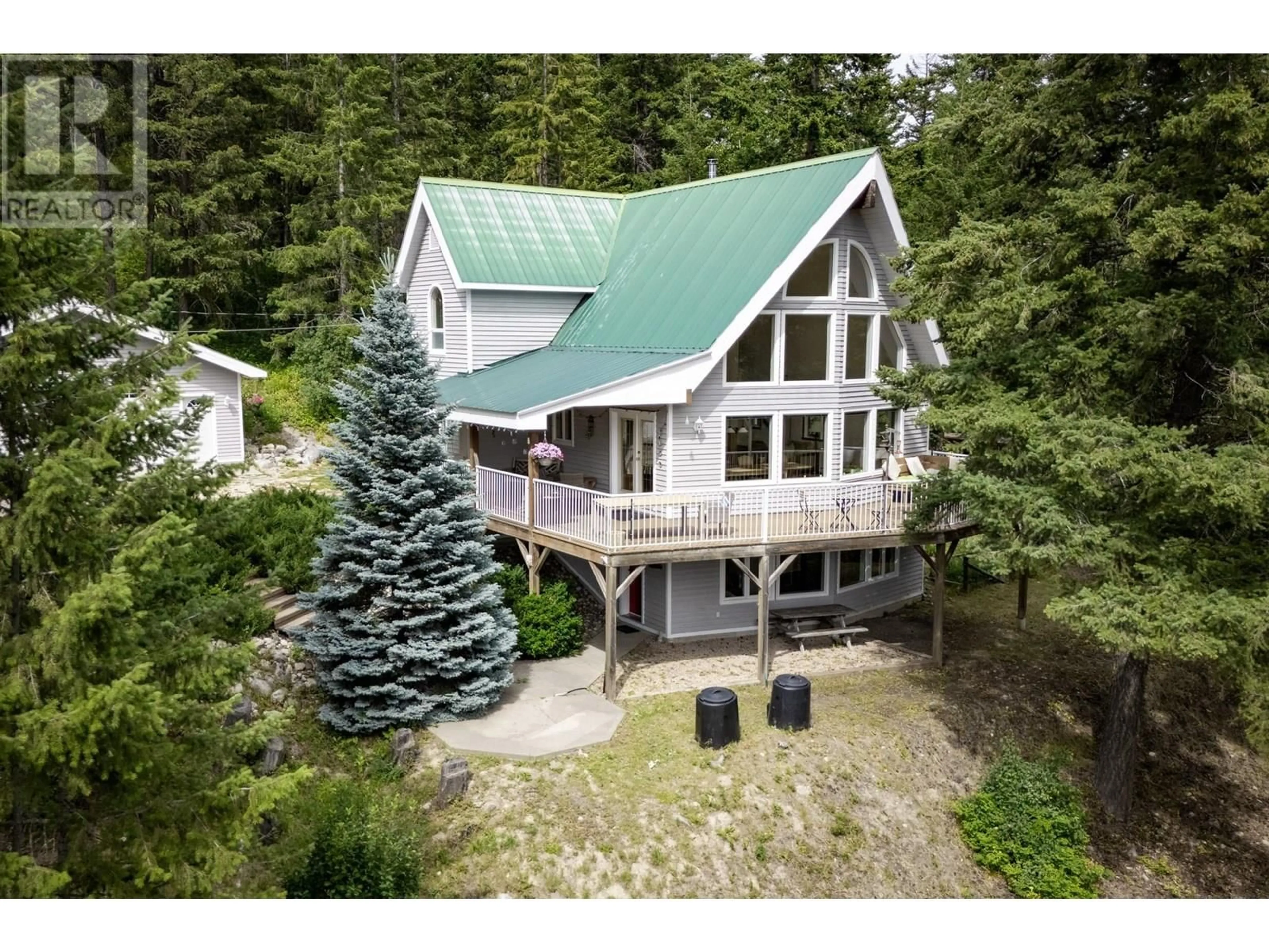 A pic from outside/outdoor area/front of a property/back of a property/a pic from drone, unknown for 8080 JACKPINE ROAD, Vernon British Columbia V1T6L6