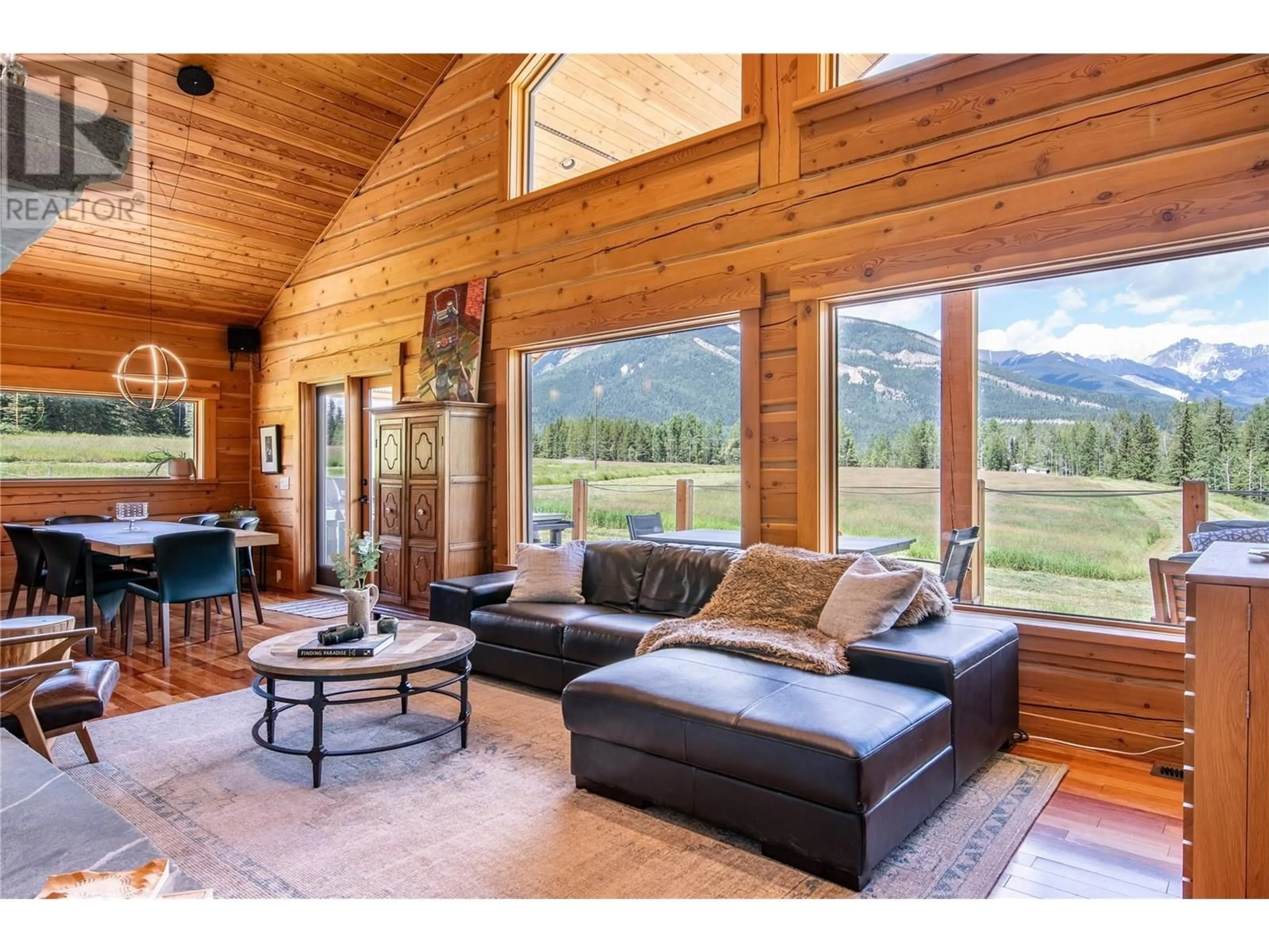 Living room with furniture, wood/laminate floor for 2550 KETTLESTON ROAD, Golden British Columbia V0A1H1